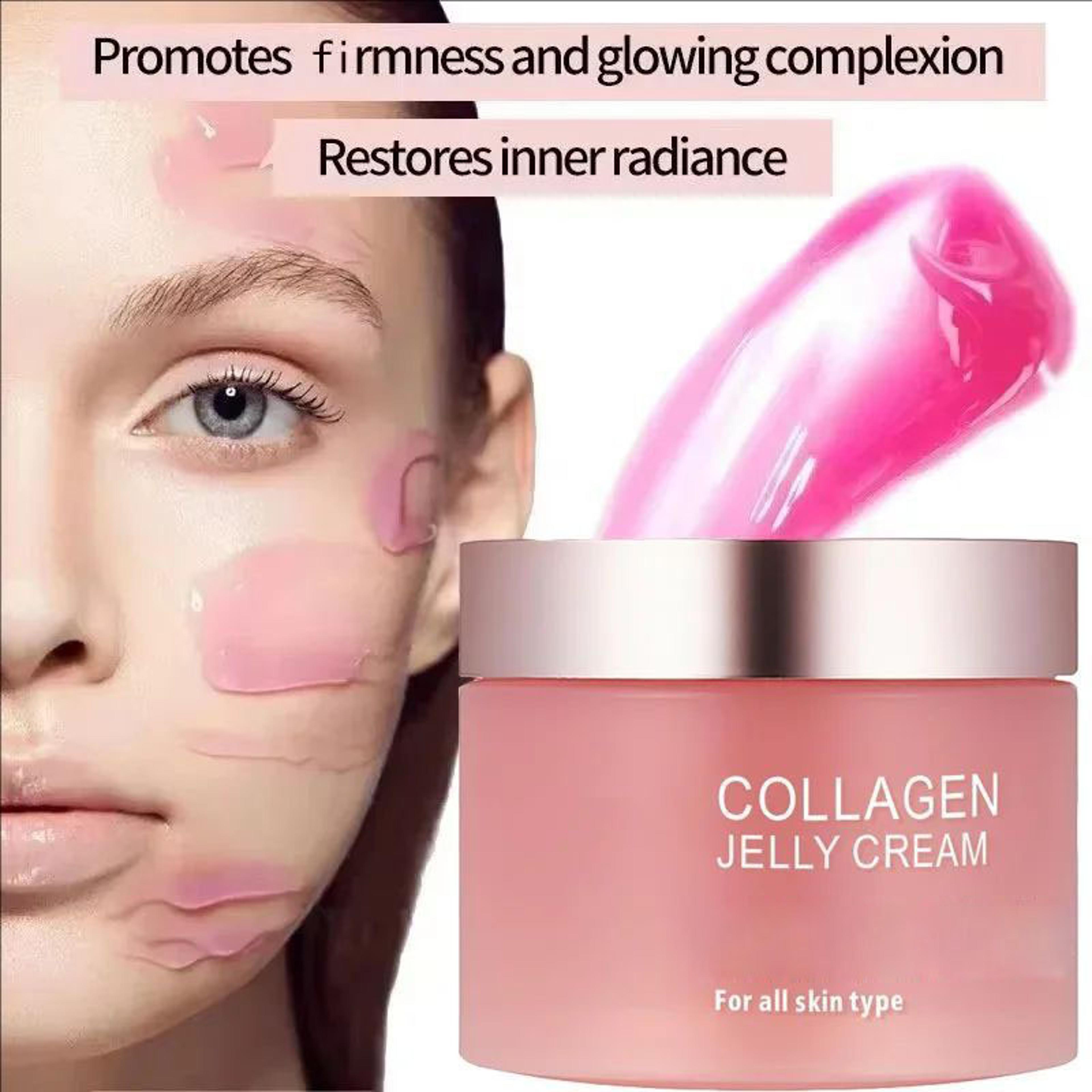 sakura collagen jelly mask niacinamide & hydrolyzed collagen for skin barrier & deep hydration