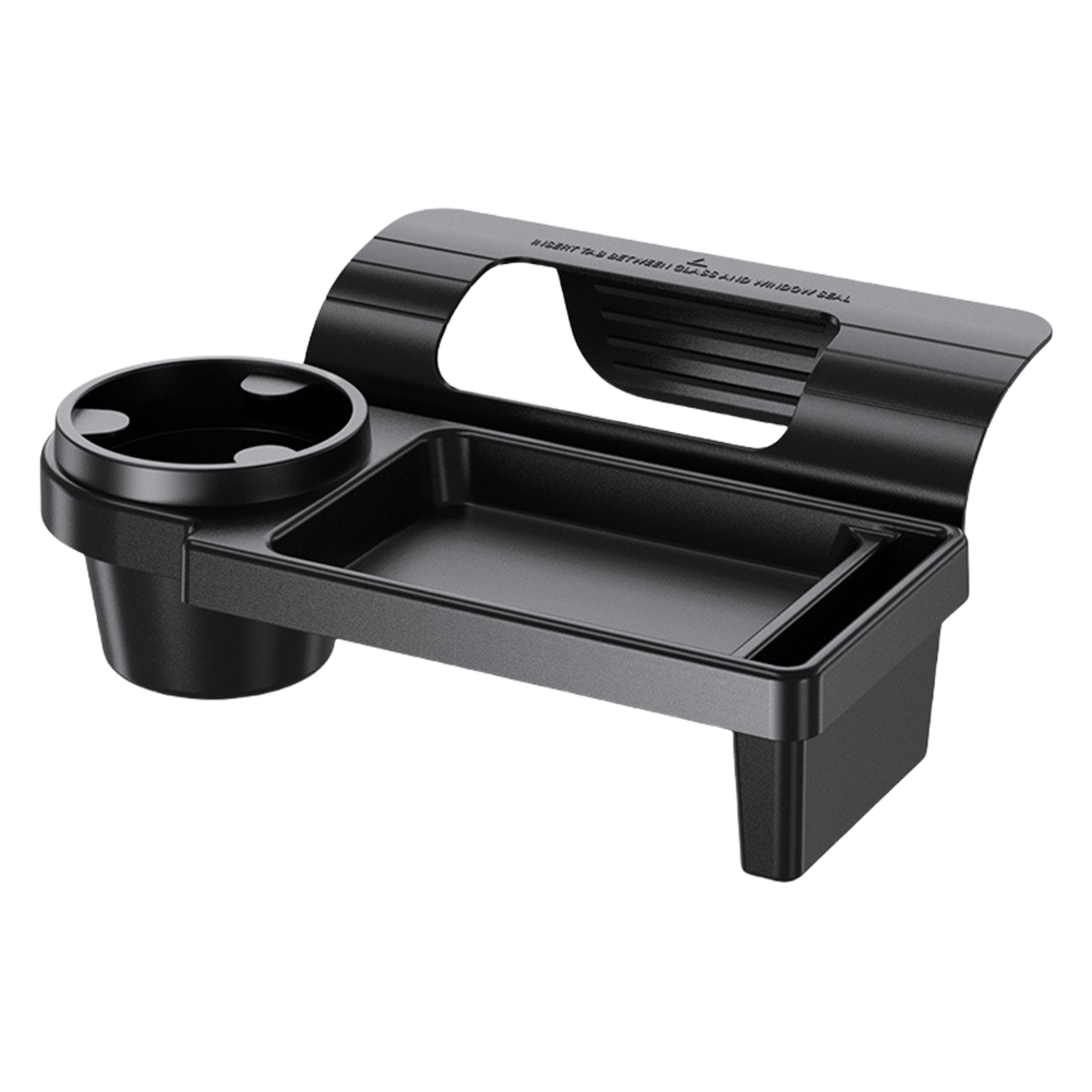 multi-functional car organizer with cup holder window storage pocket & hanging rack for car interior