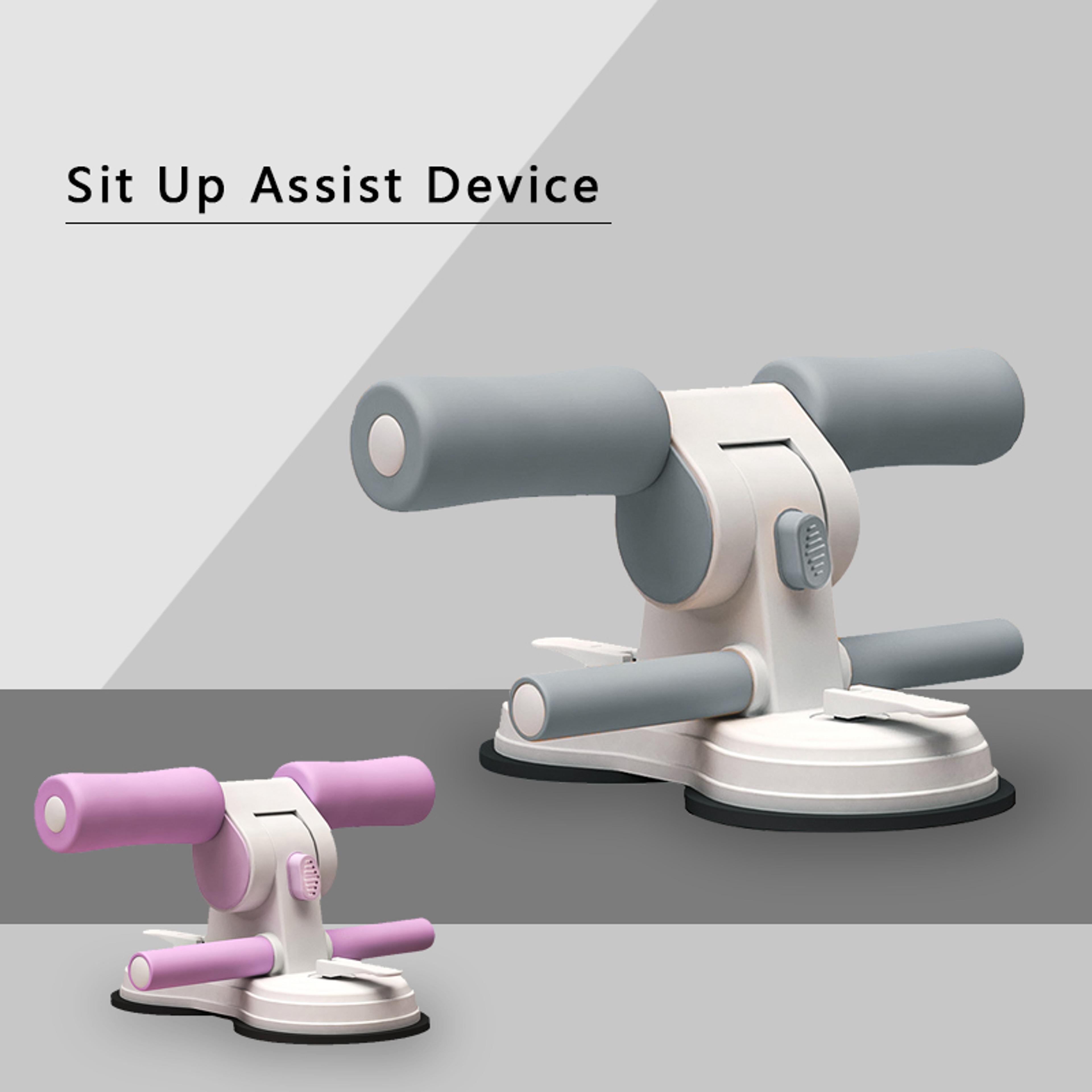 portable sit up bar with strong suction cup & adjustable foot holder