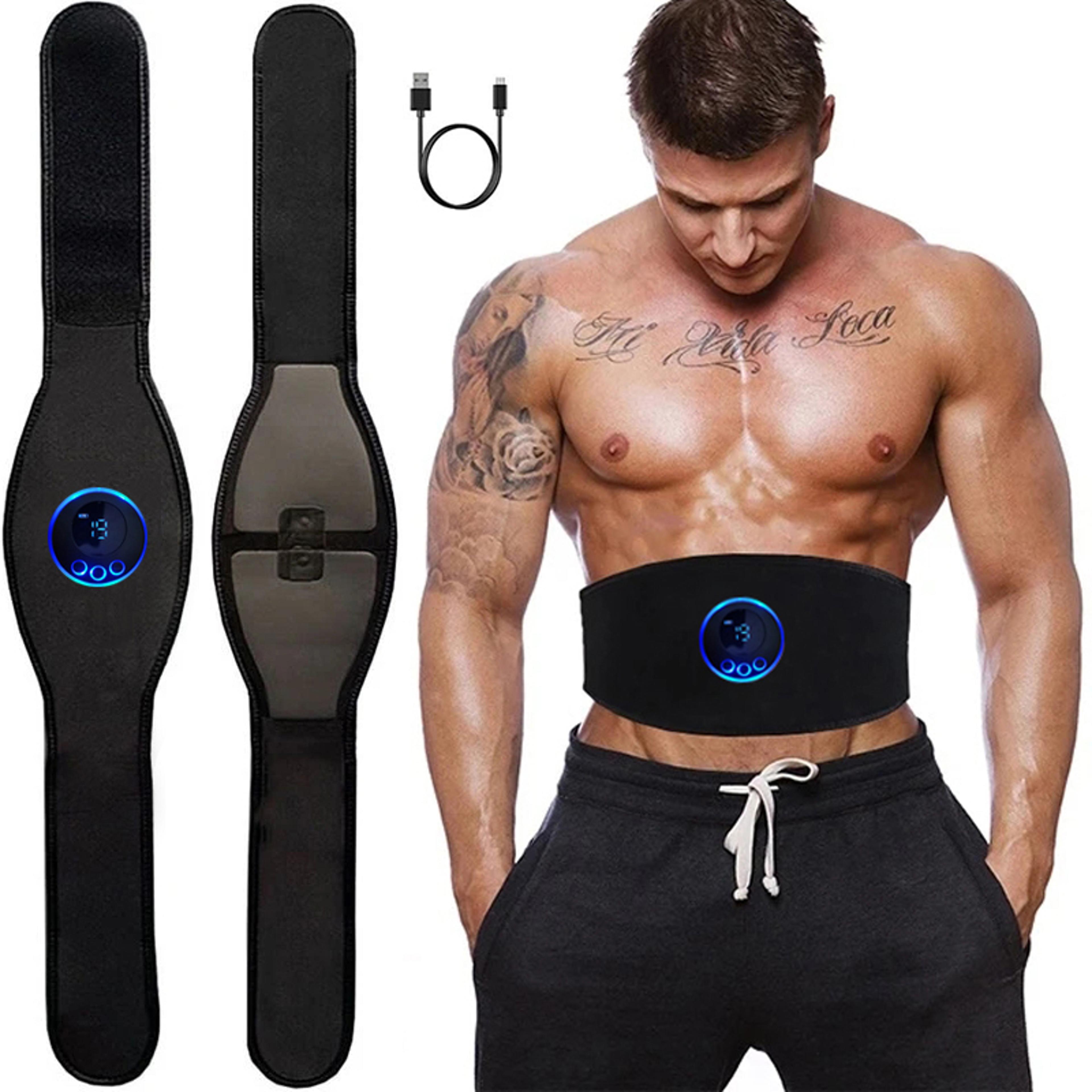 electric abs abdominal trainer ems muscle stimulator smart toning belt for body slimming & weight loss