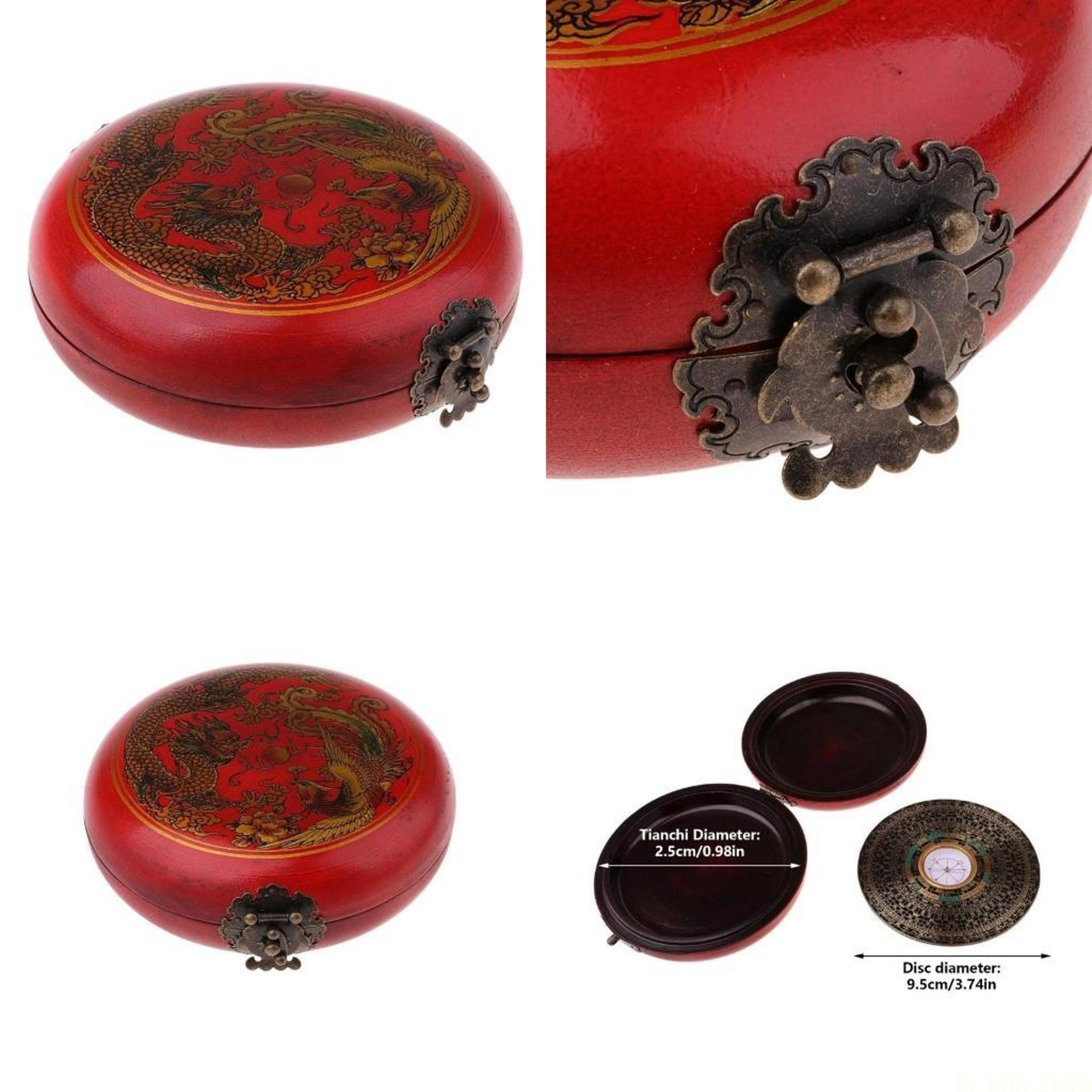 ancient chinese feng shui compass traditional luo pan geomancy tool for home decor
