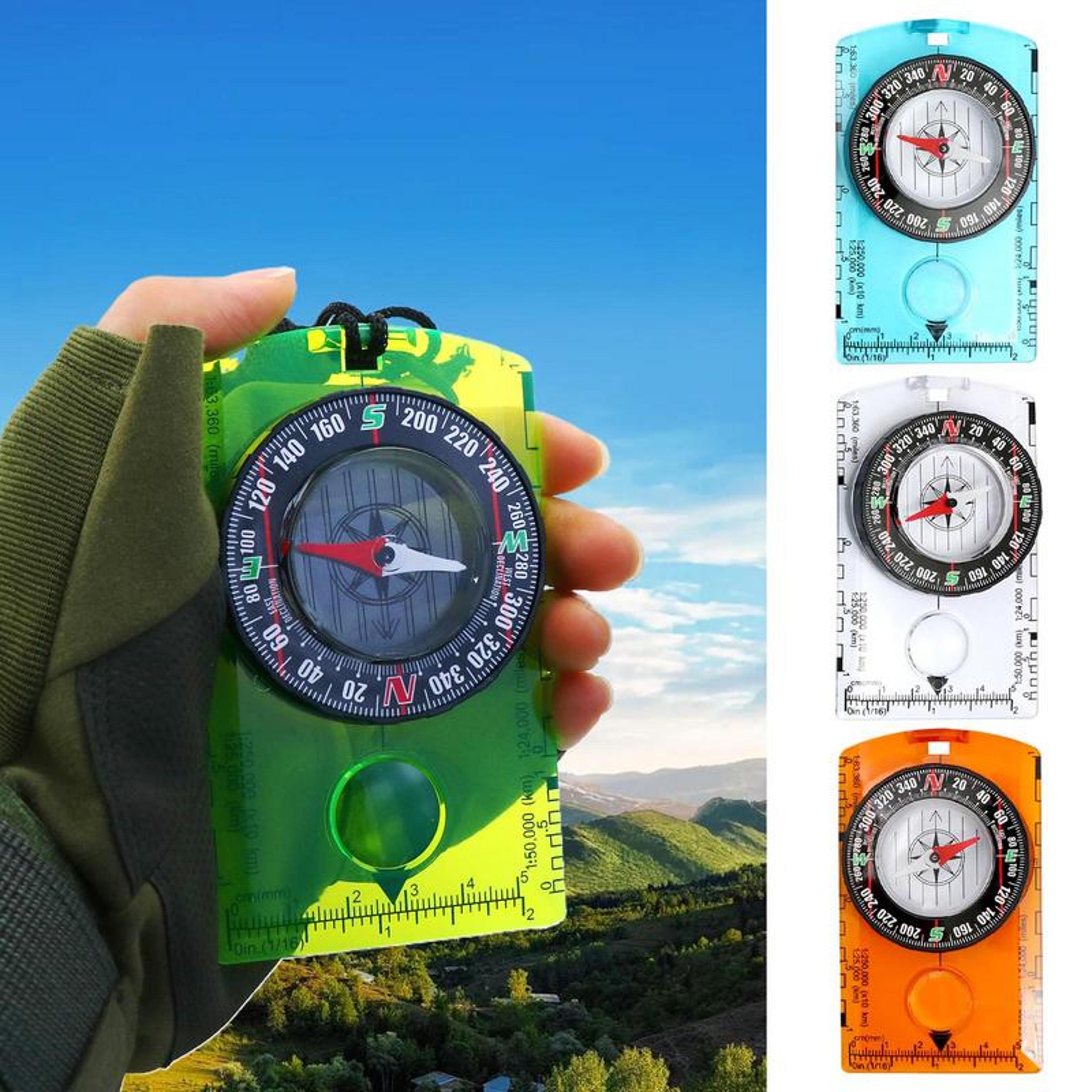 waterproof hiking compass backpack with map scale best for outdoor camping & survival