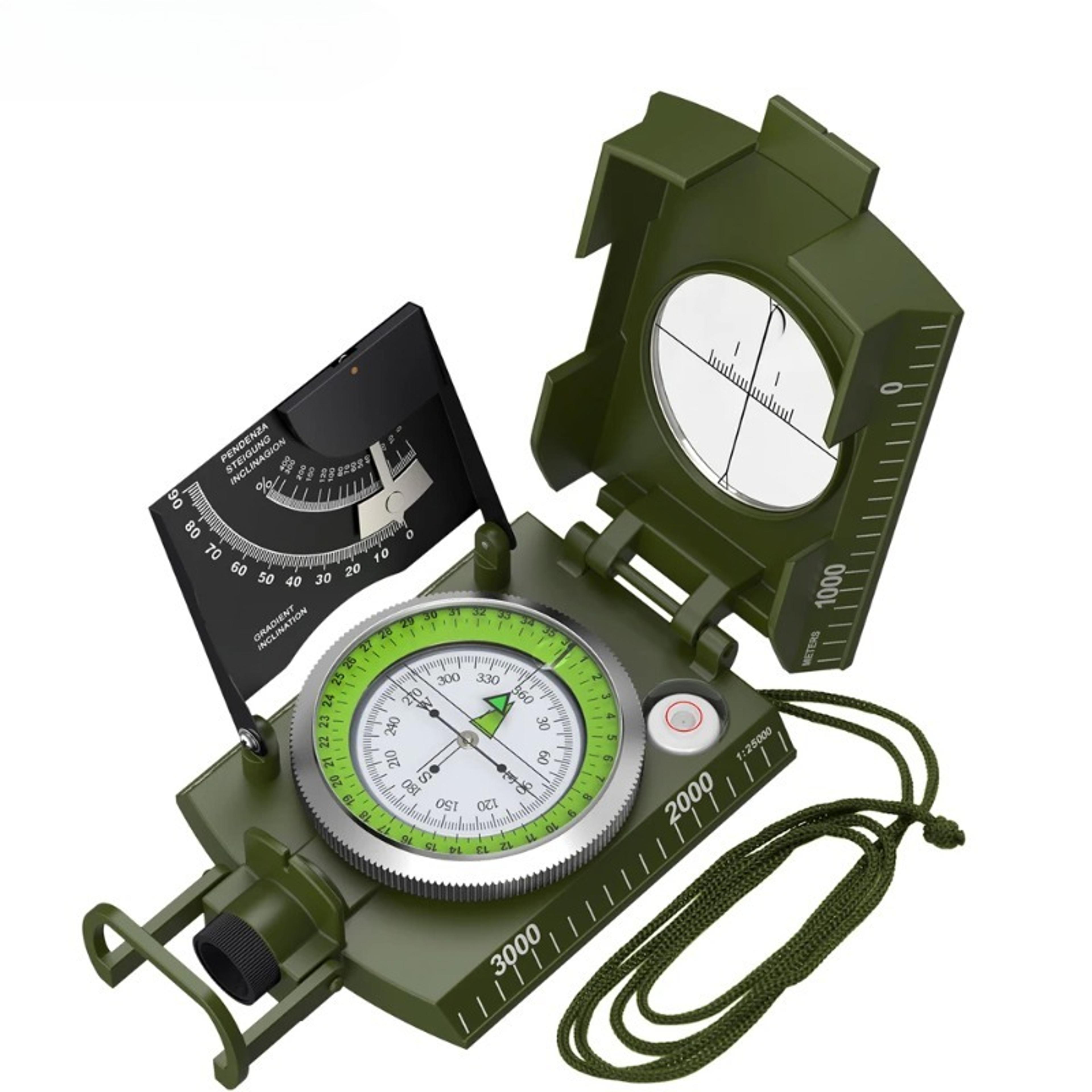 professional waterproof camouflage compass ideal for hunting, hiking & camping