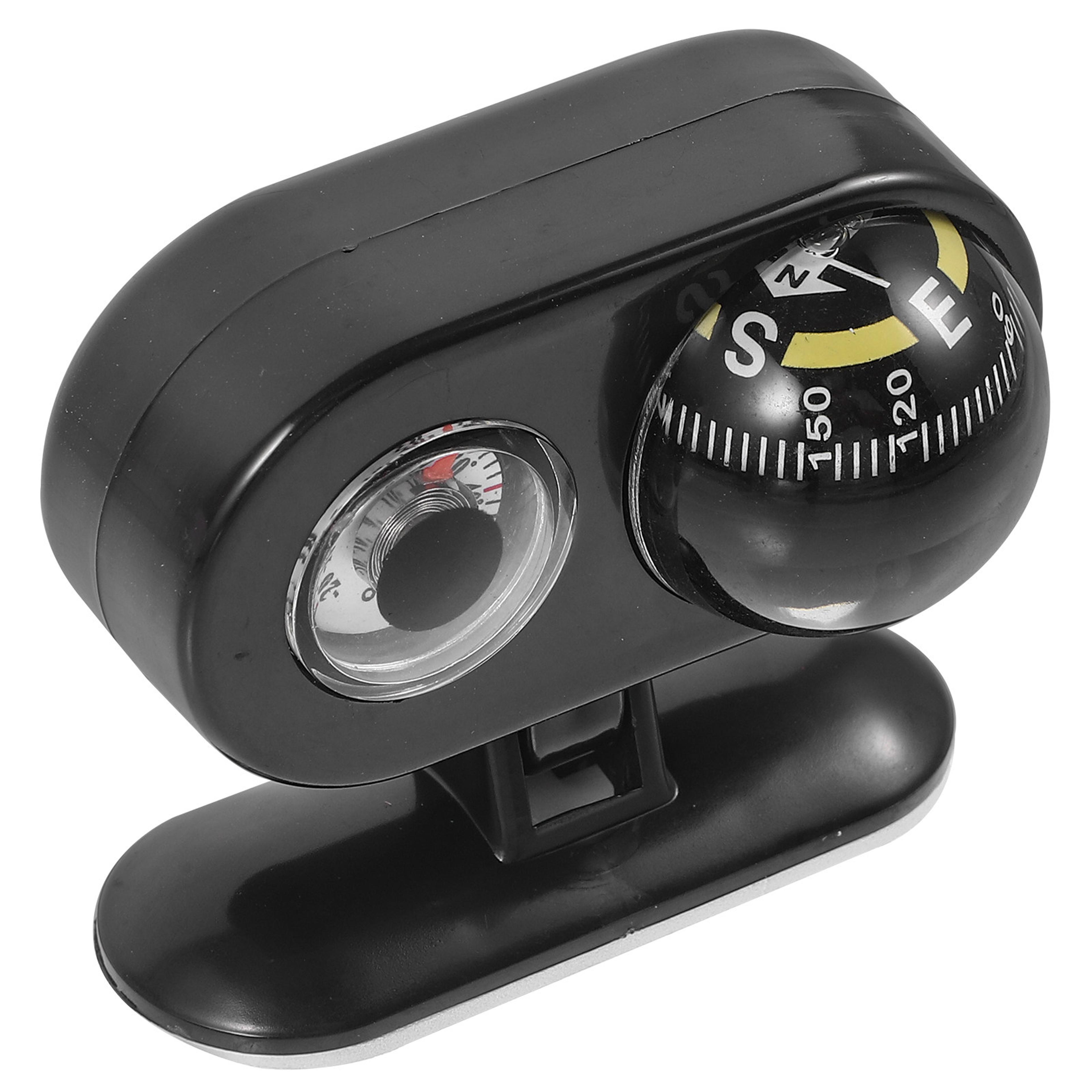 high precision car compass ball with thermometer ideal dashboard navigation tool for cars, boats, and trucks