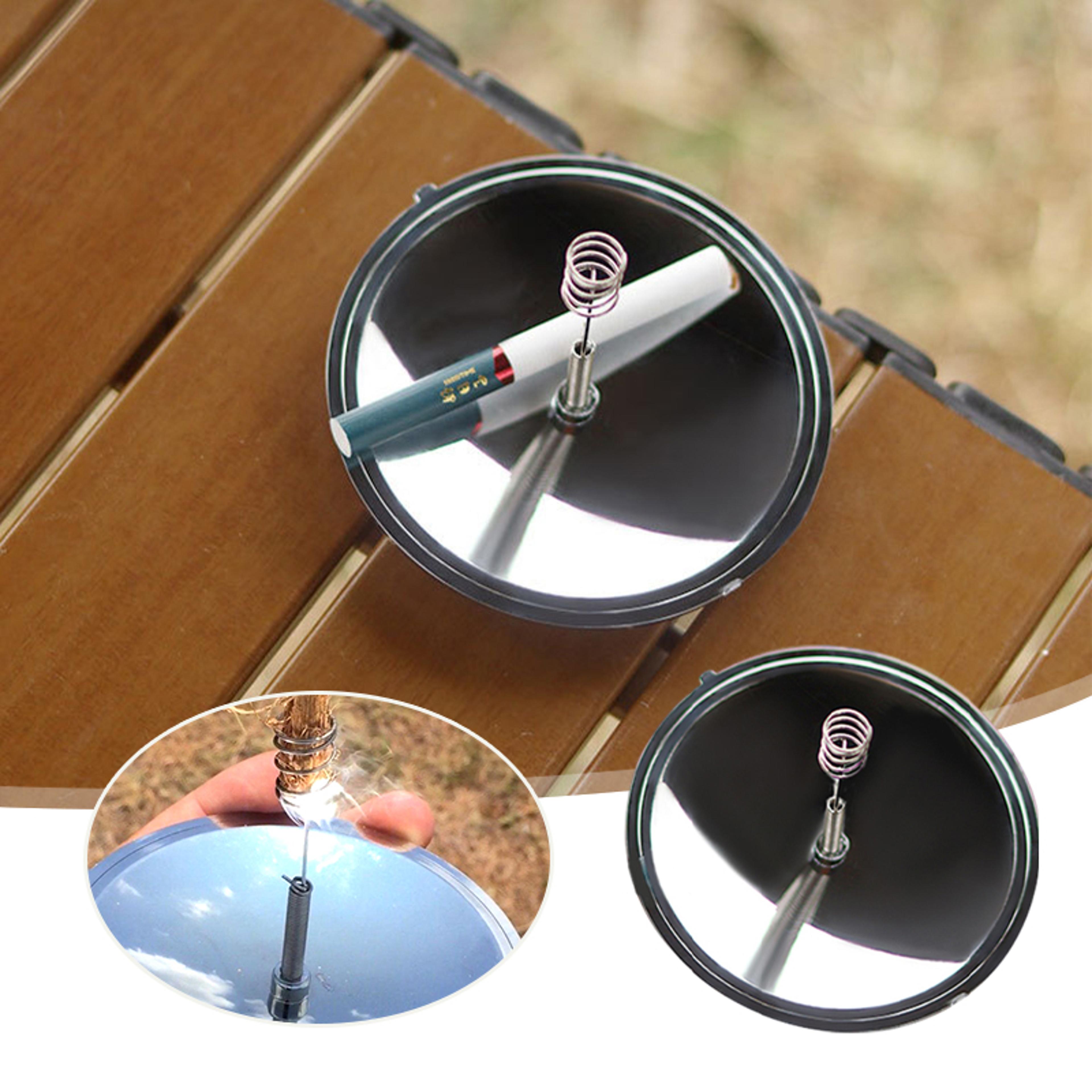 portable outdoor solar lighter emergency fire starter tool for camping, survival, and edc gear