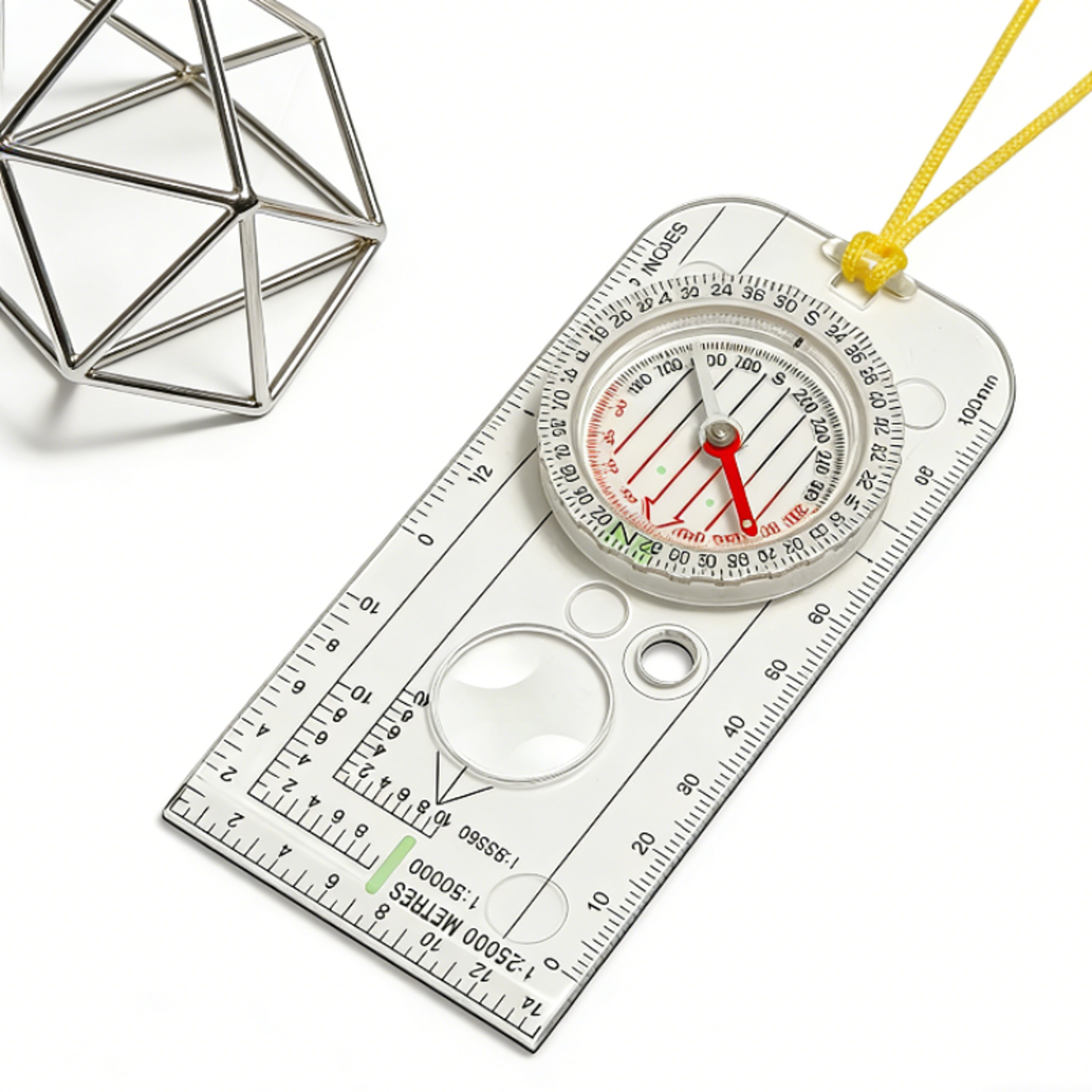 outdoor navigation compass for camping, hiking, and self driving accurate directional map ruler for adventure