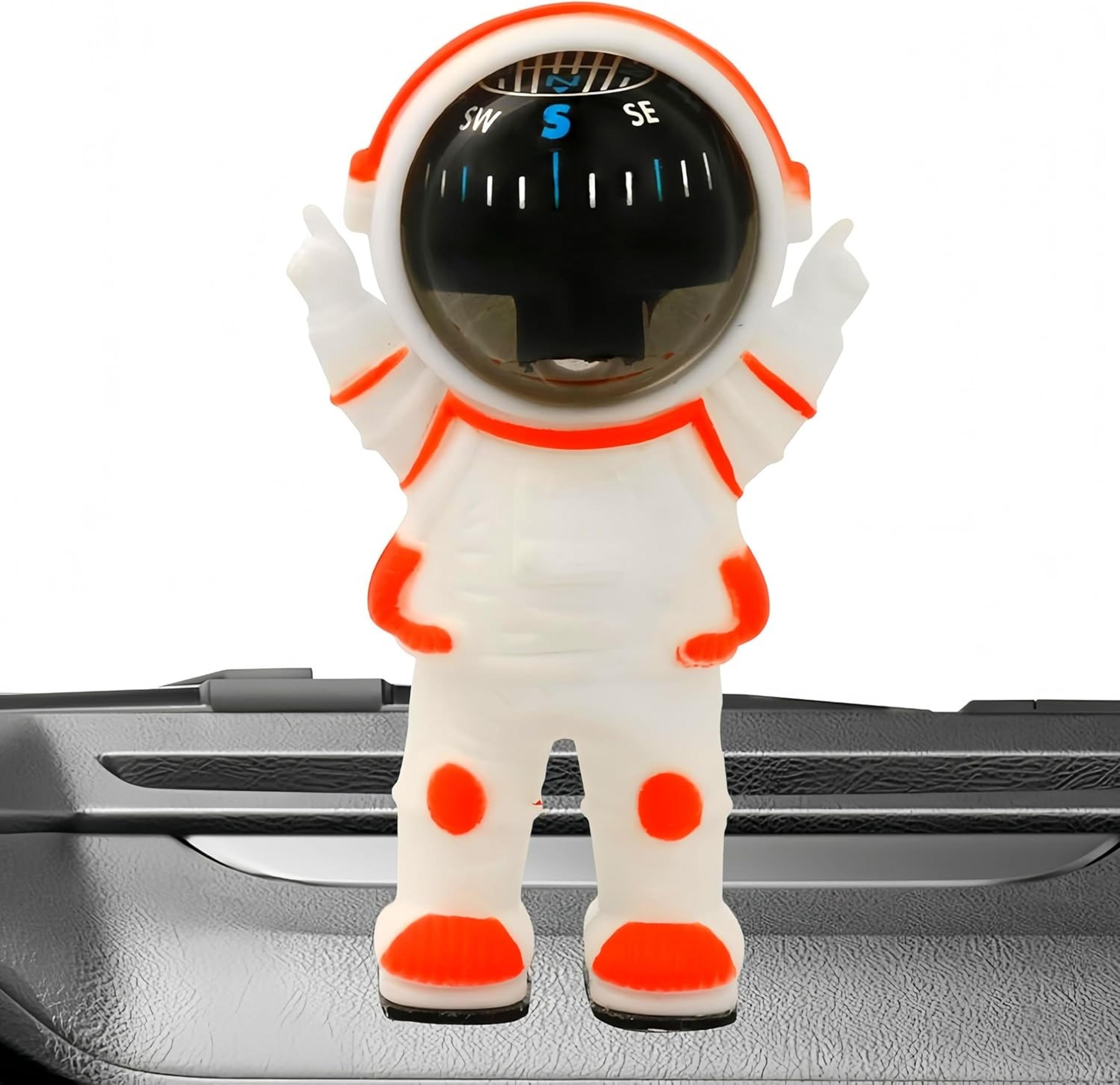 creative car compass decor easy installation dashboard accessory, cool navigation gadget for vehicles