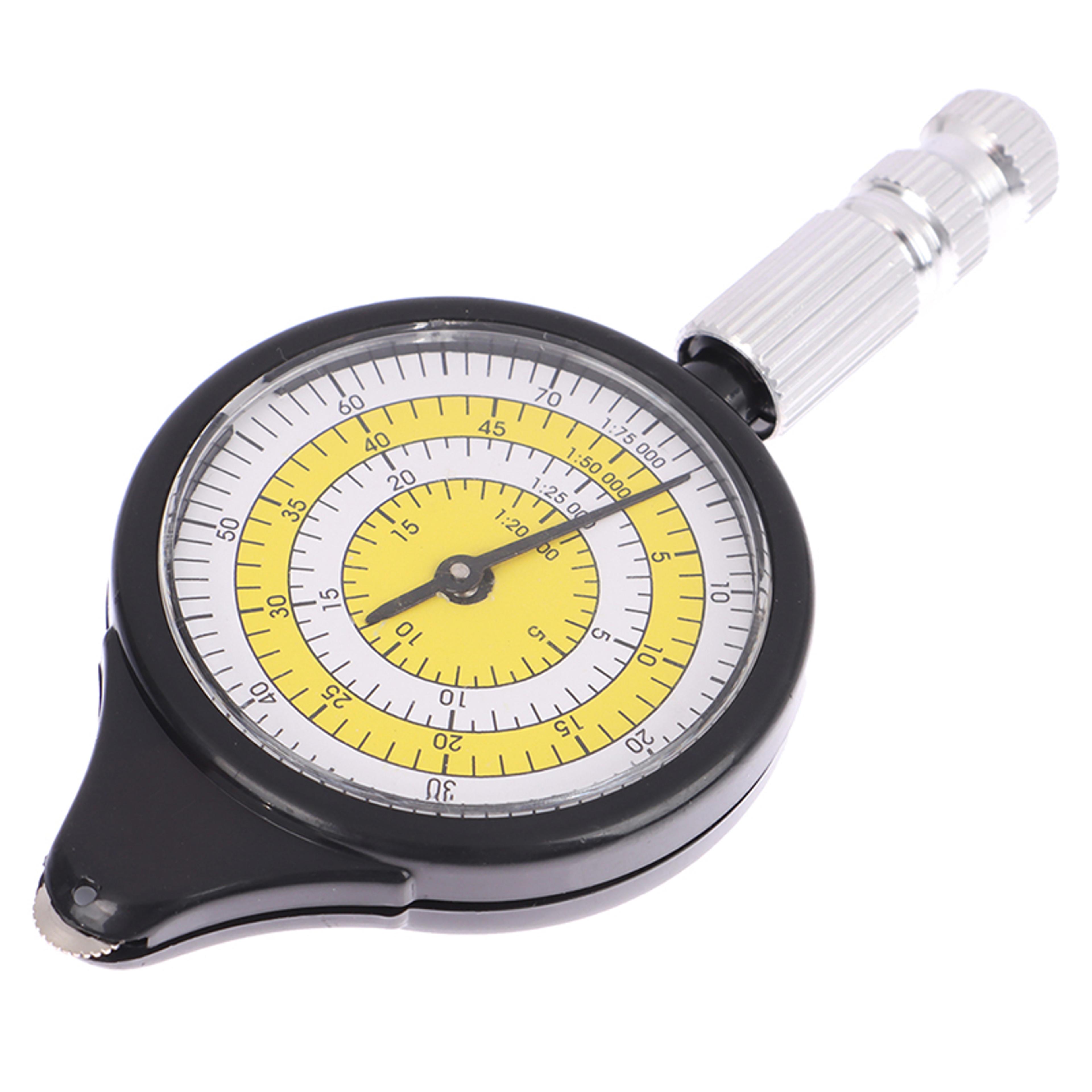 portable map measuring tool with compass accurate curvimeter distance rangefinder
