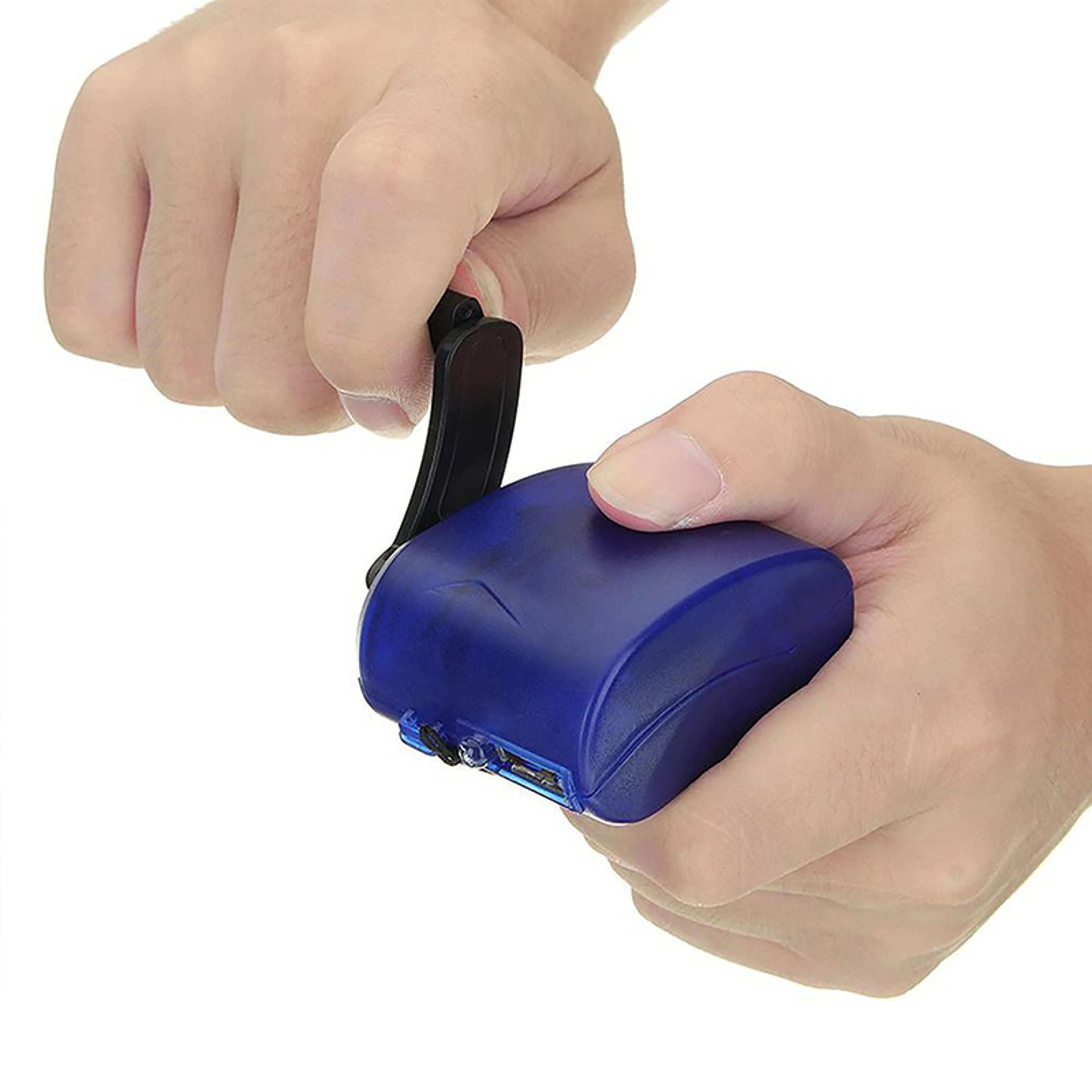 portable hand crank emergency charger for outdoor survival and travel backup power