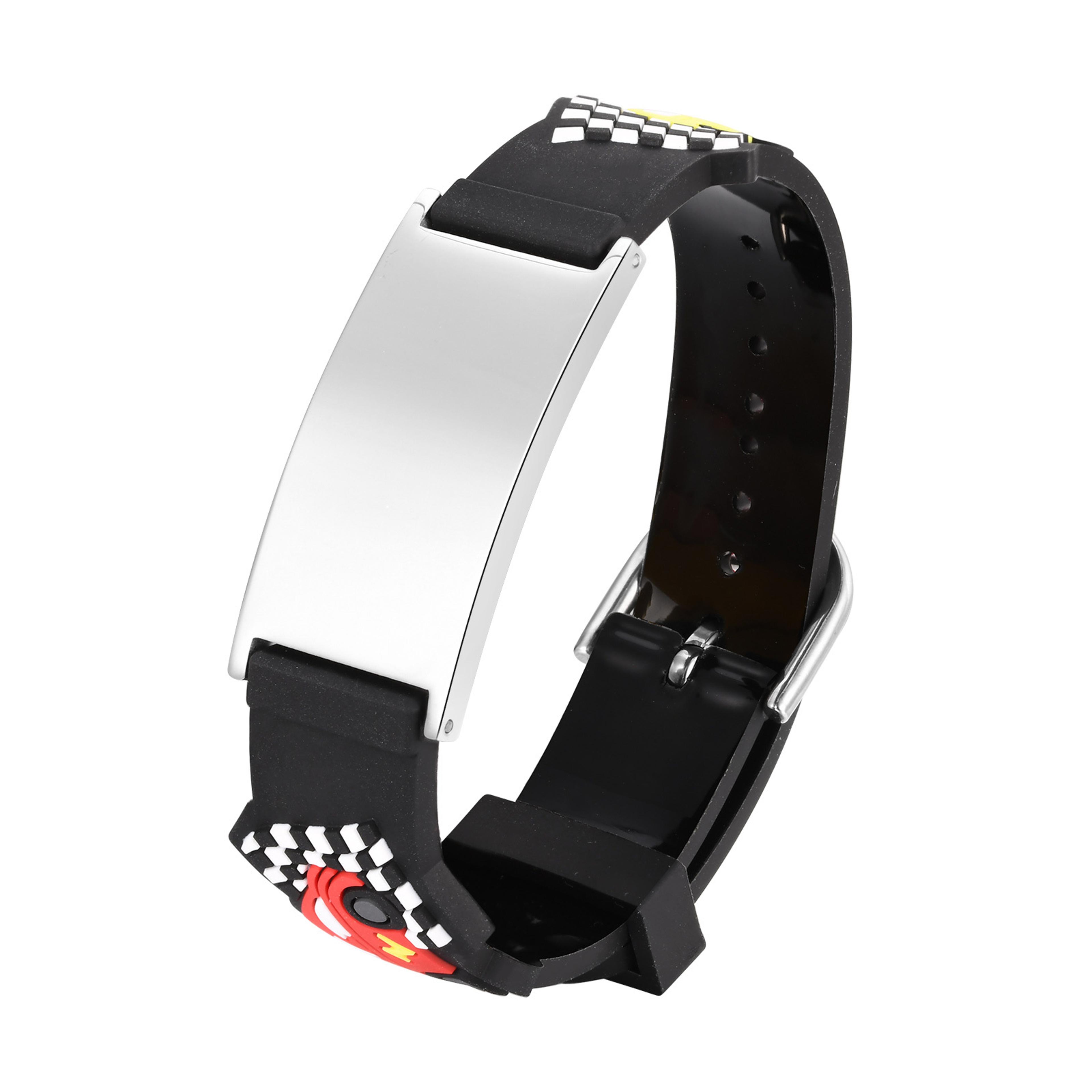 adjustable kids safety id bracelet emergency contact wristband for toddlers and children