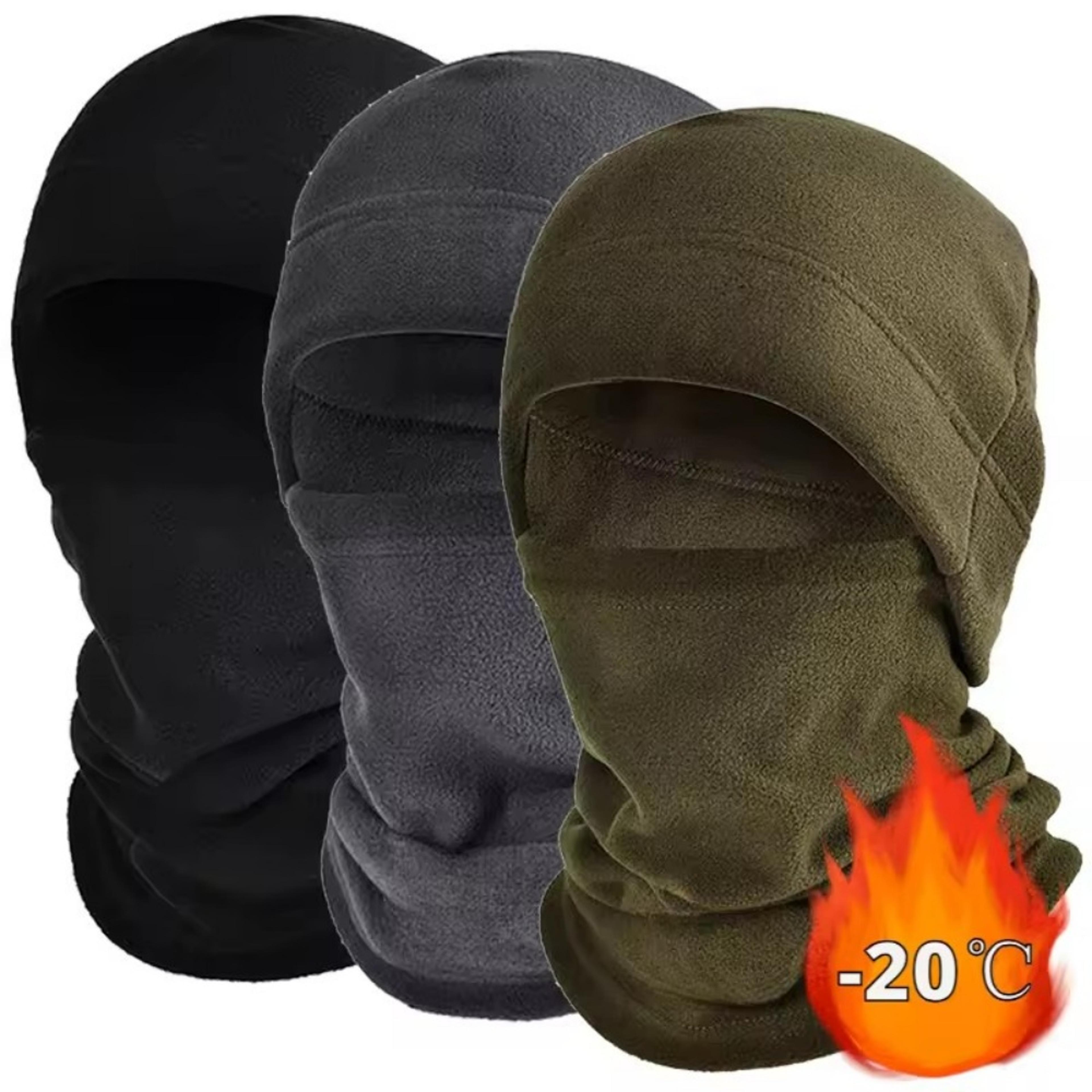 thermal winter fleece balaclava hat and neck warmer set for cycling ski and outdoor protection