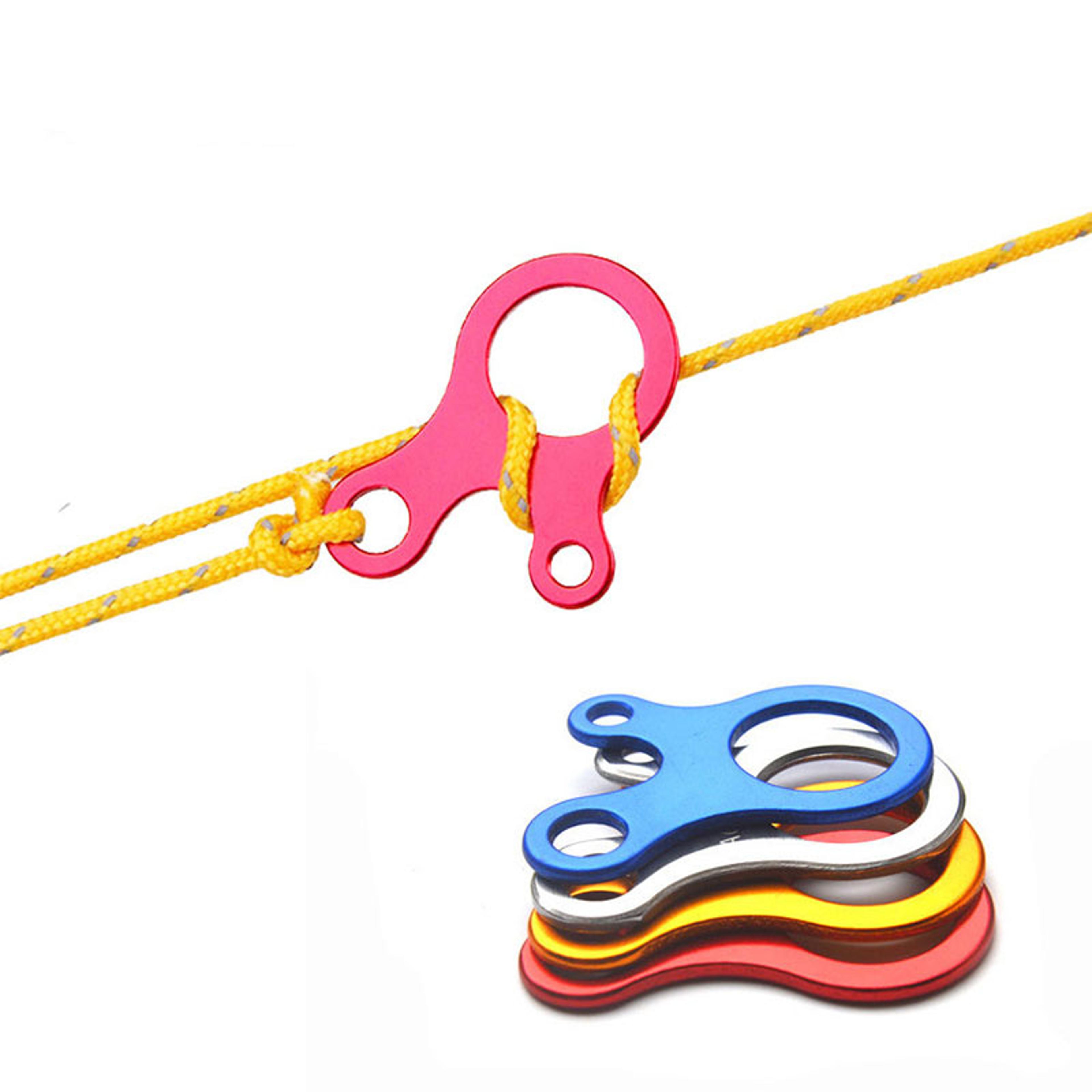 quick knot rope tensioner outdoor tool portable tent fastener for camping and survival gear
