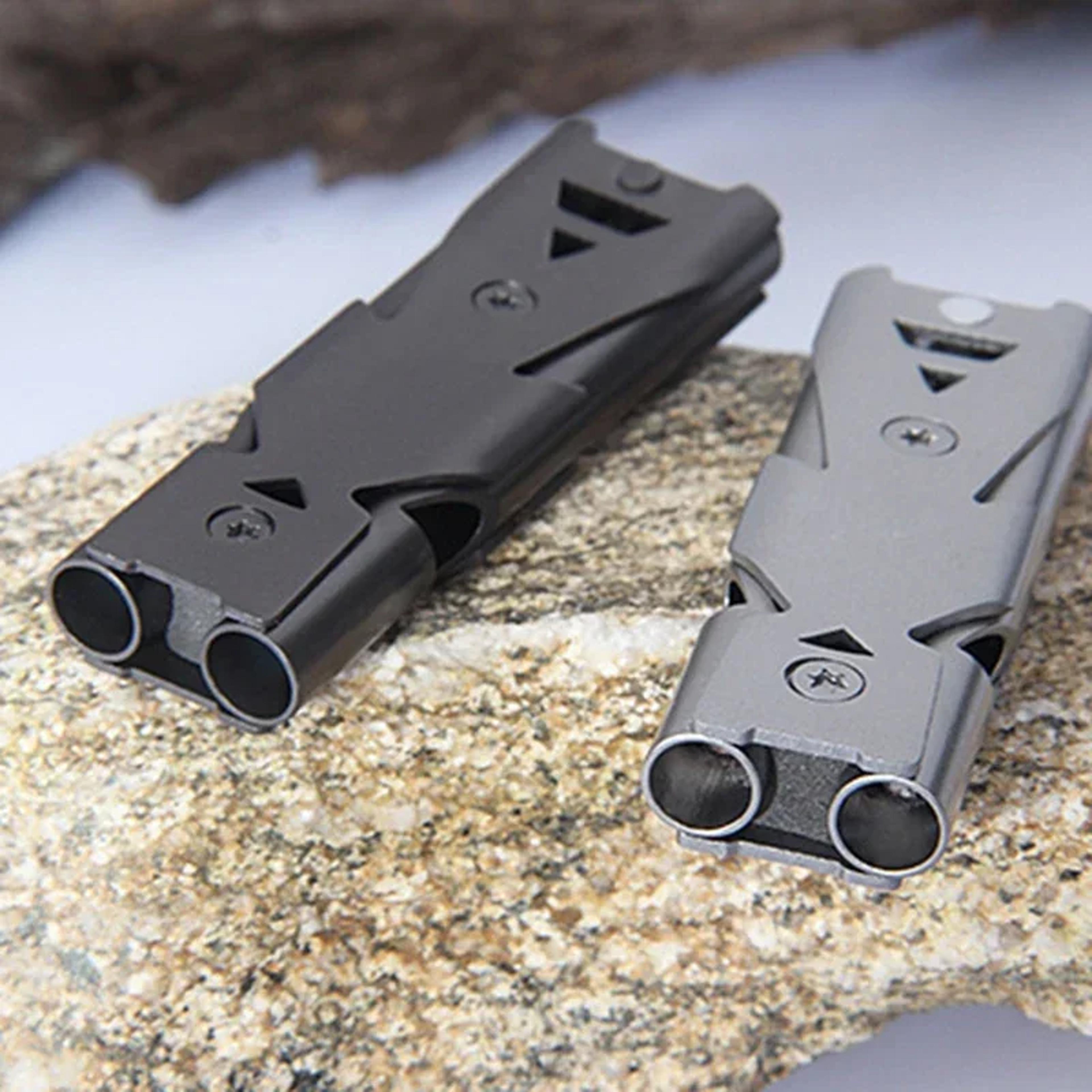 portable emergency survival whistle kit high decibel survival whistle with sos tube for outdoor safety