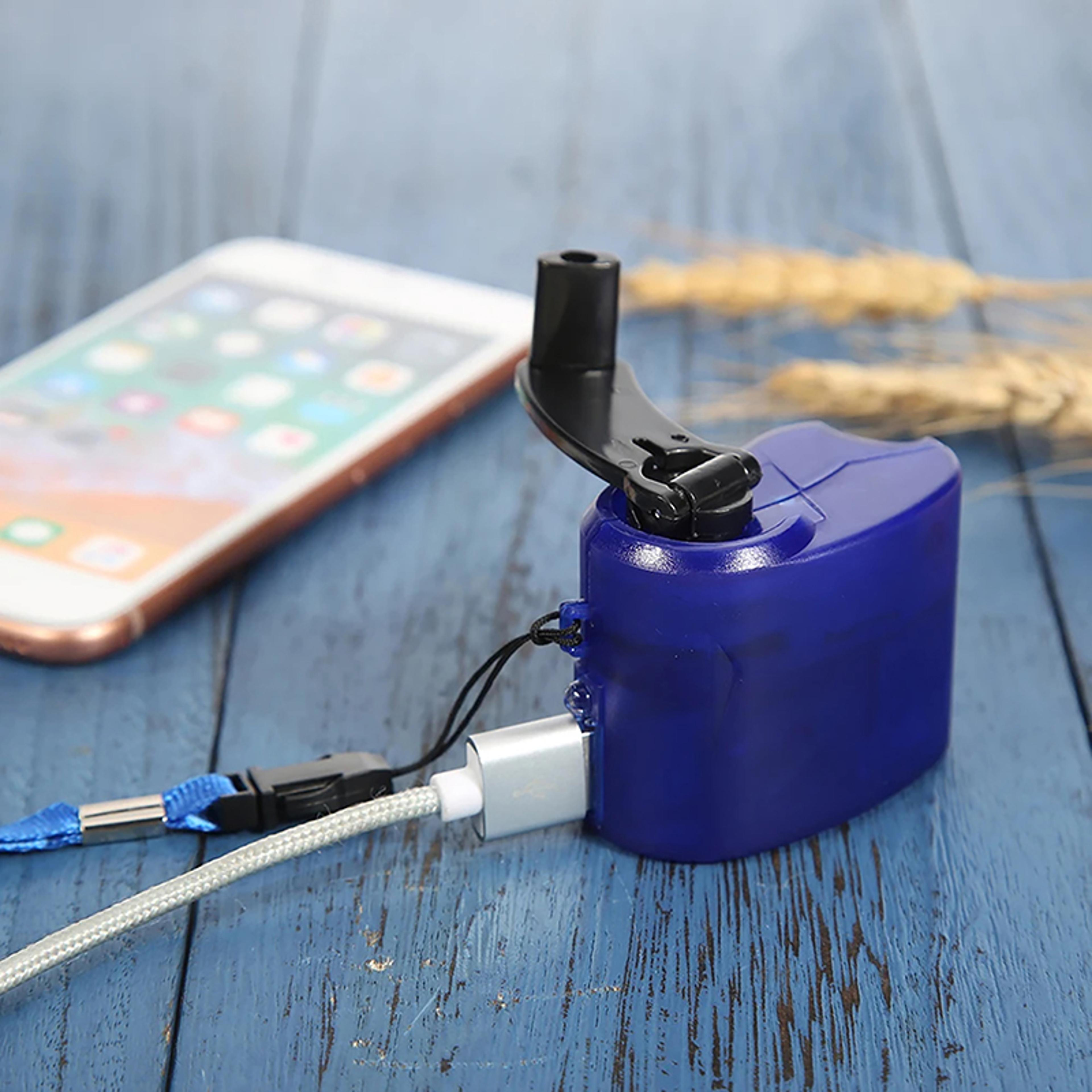 portable hand crank phone charger emergency usb power generator for outdoor survival