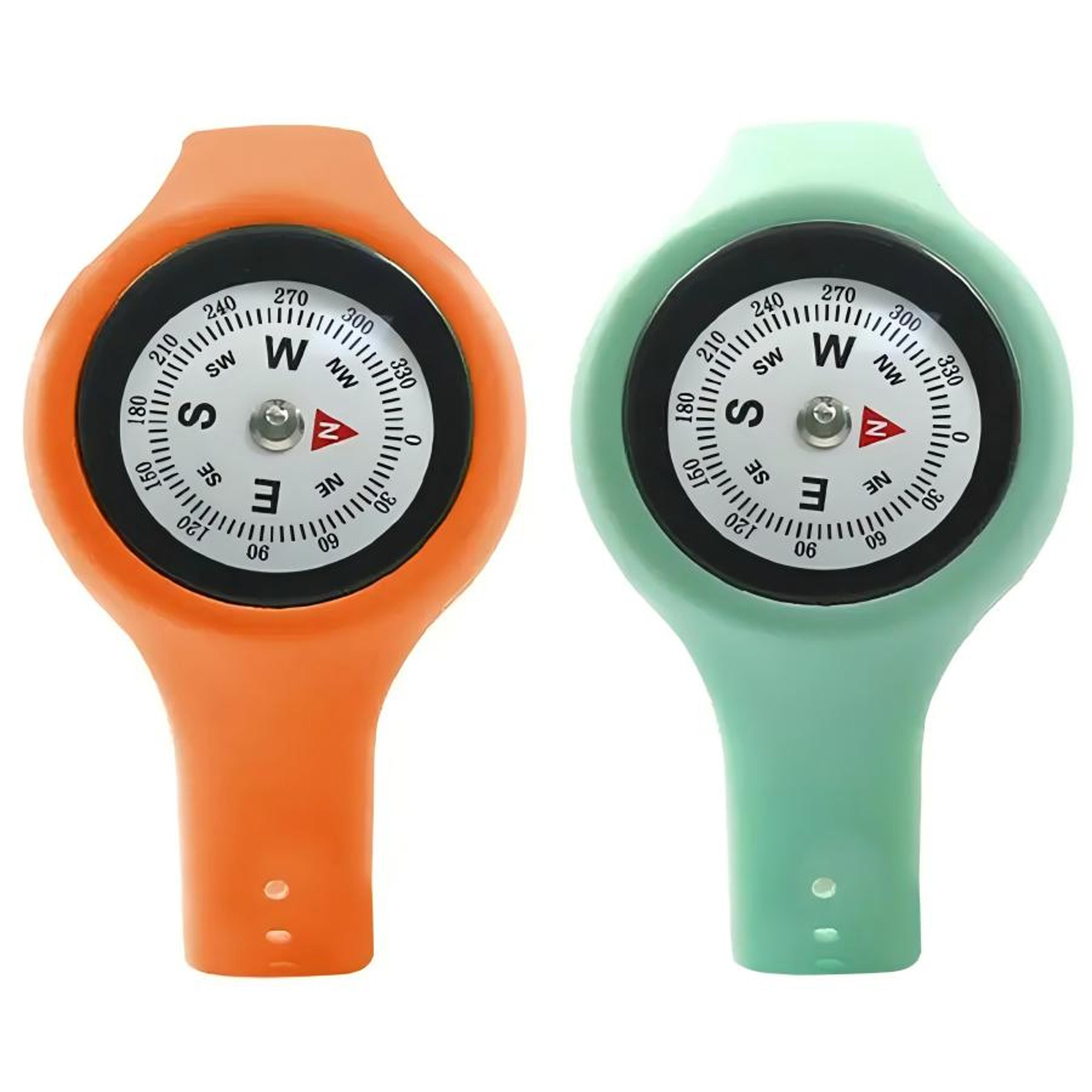 survival wrist compass watch band outdoor navigation tool for hiking and camping