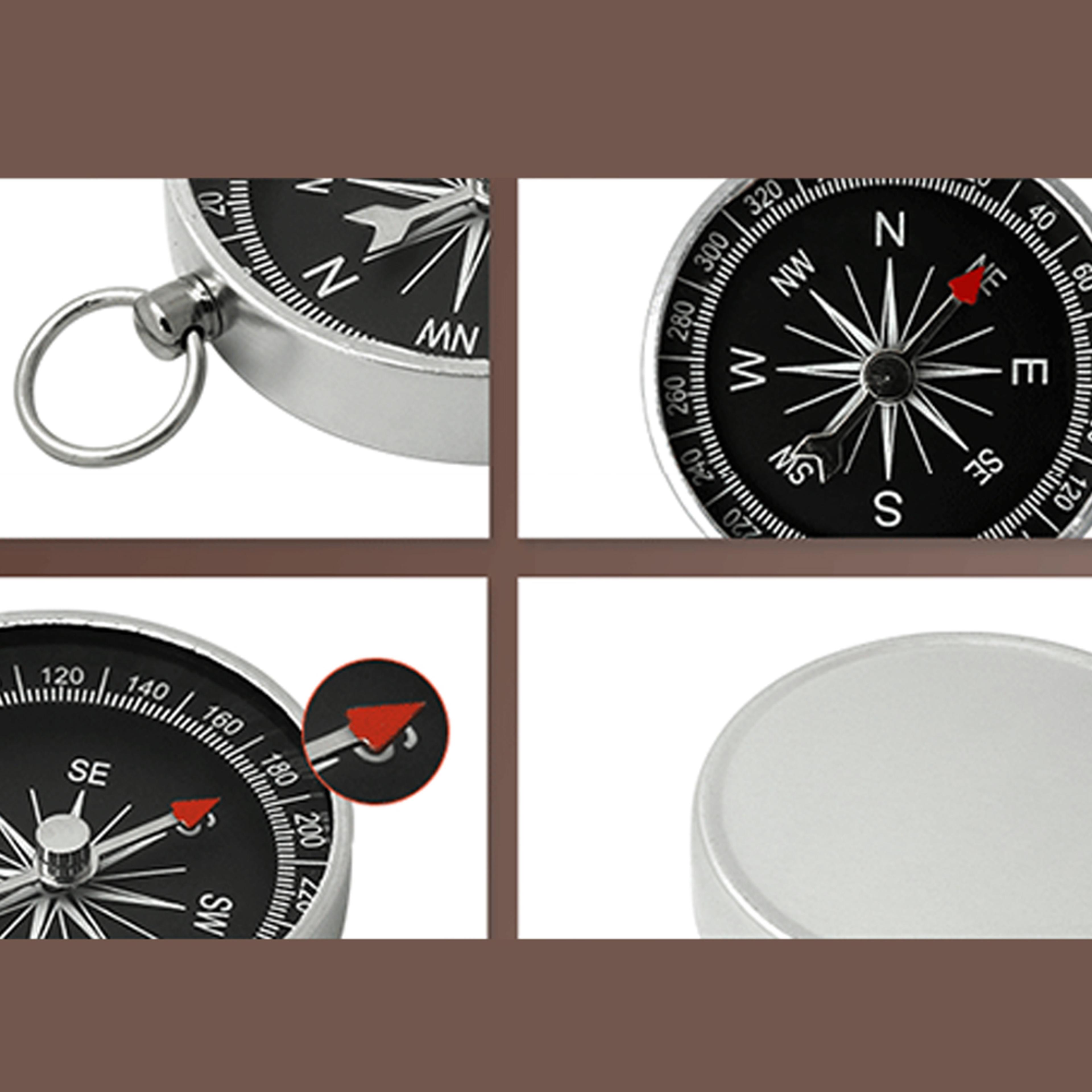 precision aluminum hiking compass for outdoor navigation camping and survival gear