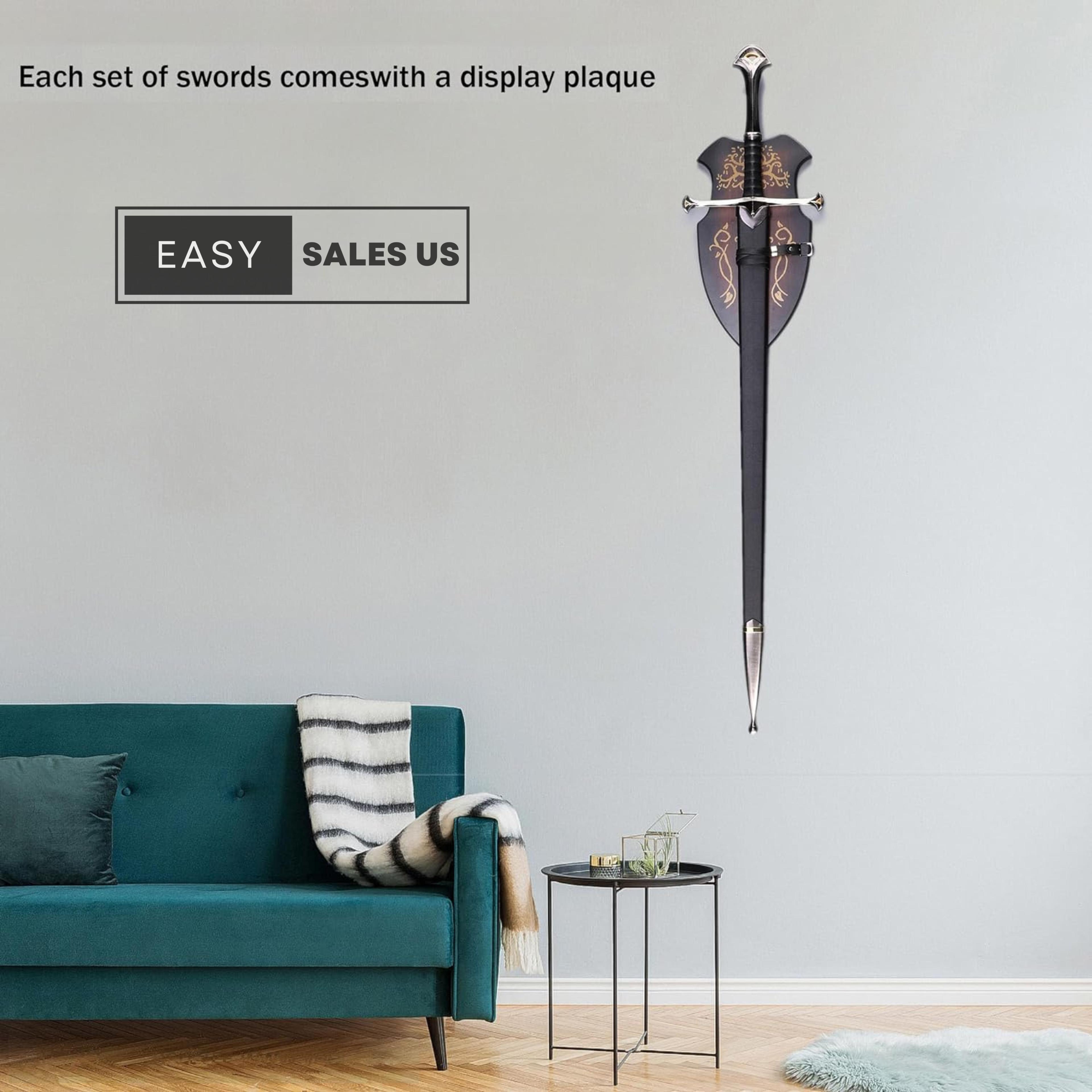 anduril sword lord of the ring sword of aragorn narsil sword lotr sword replica