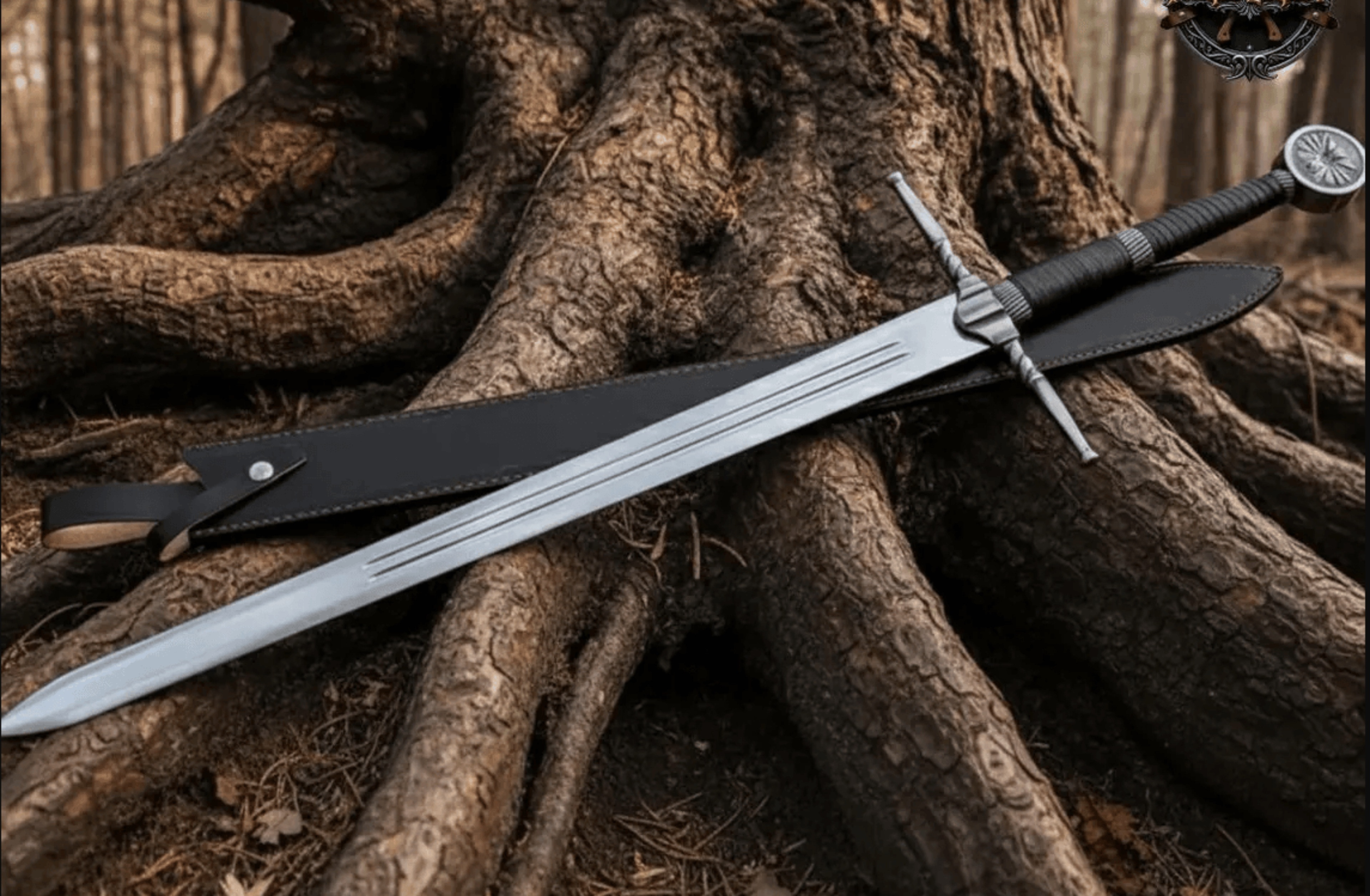 original fantasy steel longsword sword straight ninjato katana gifts for boyfriends fathers, creative collectibles
