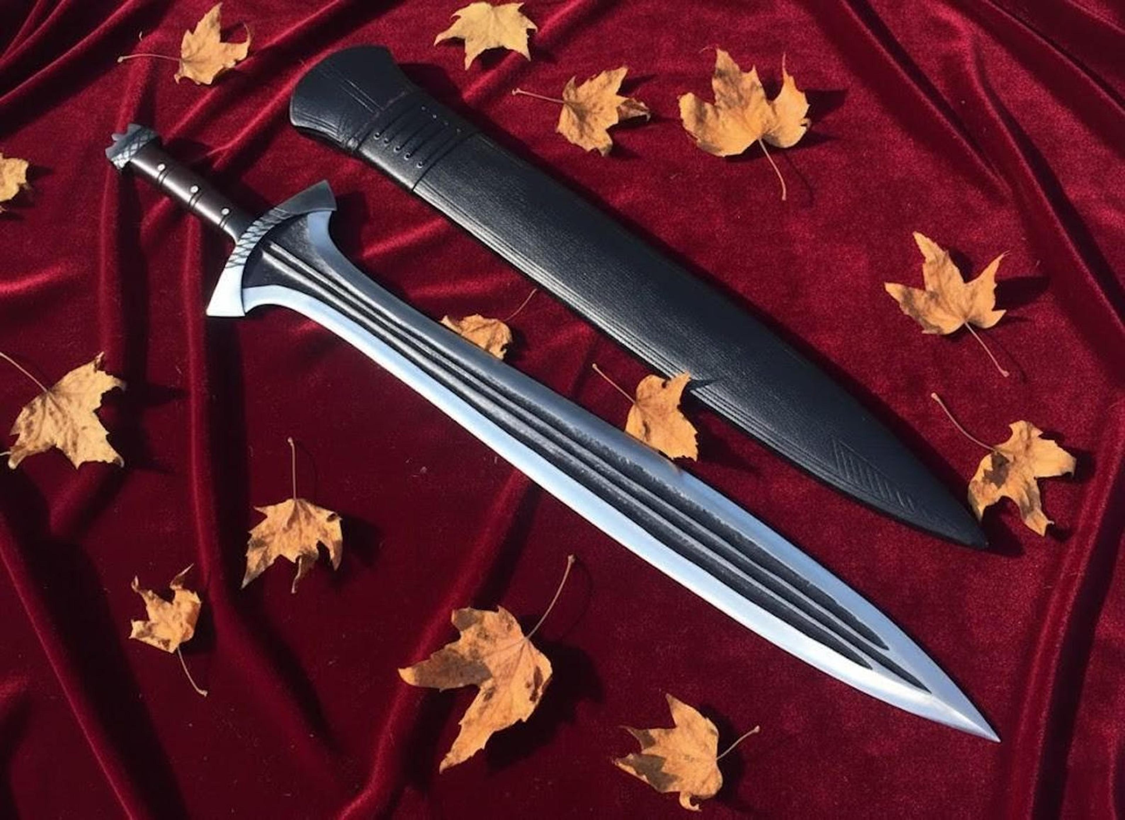 custom carbon steel roman gladius sword 24" handmade hunting camping sword collector gift