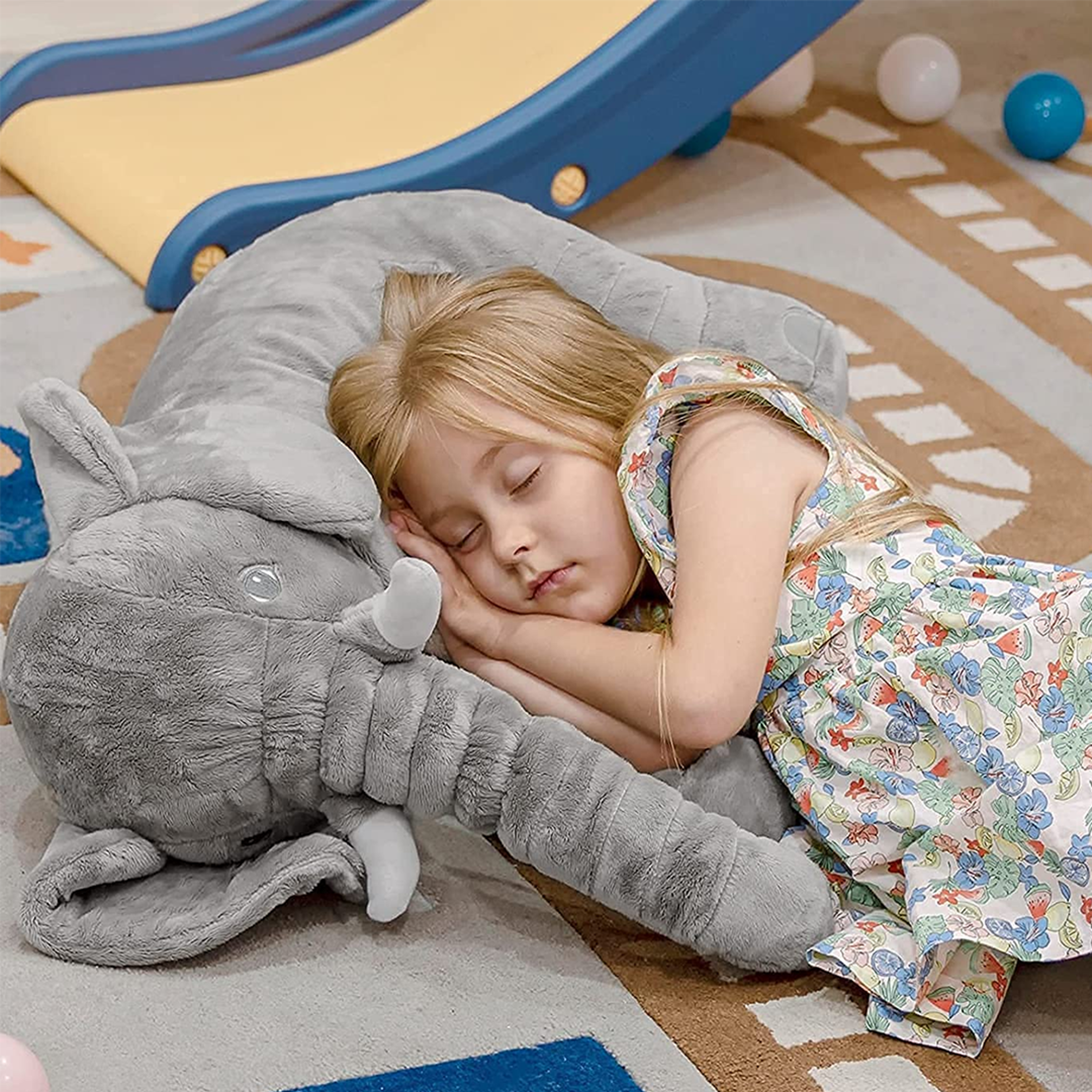 adorable elephant plush toy pillow
