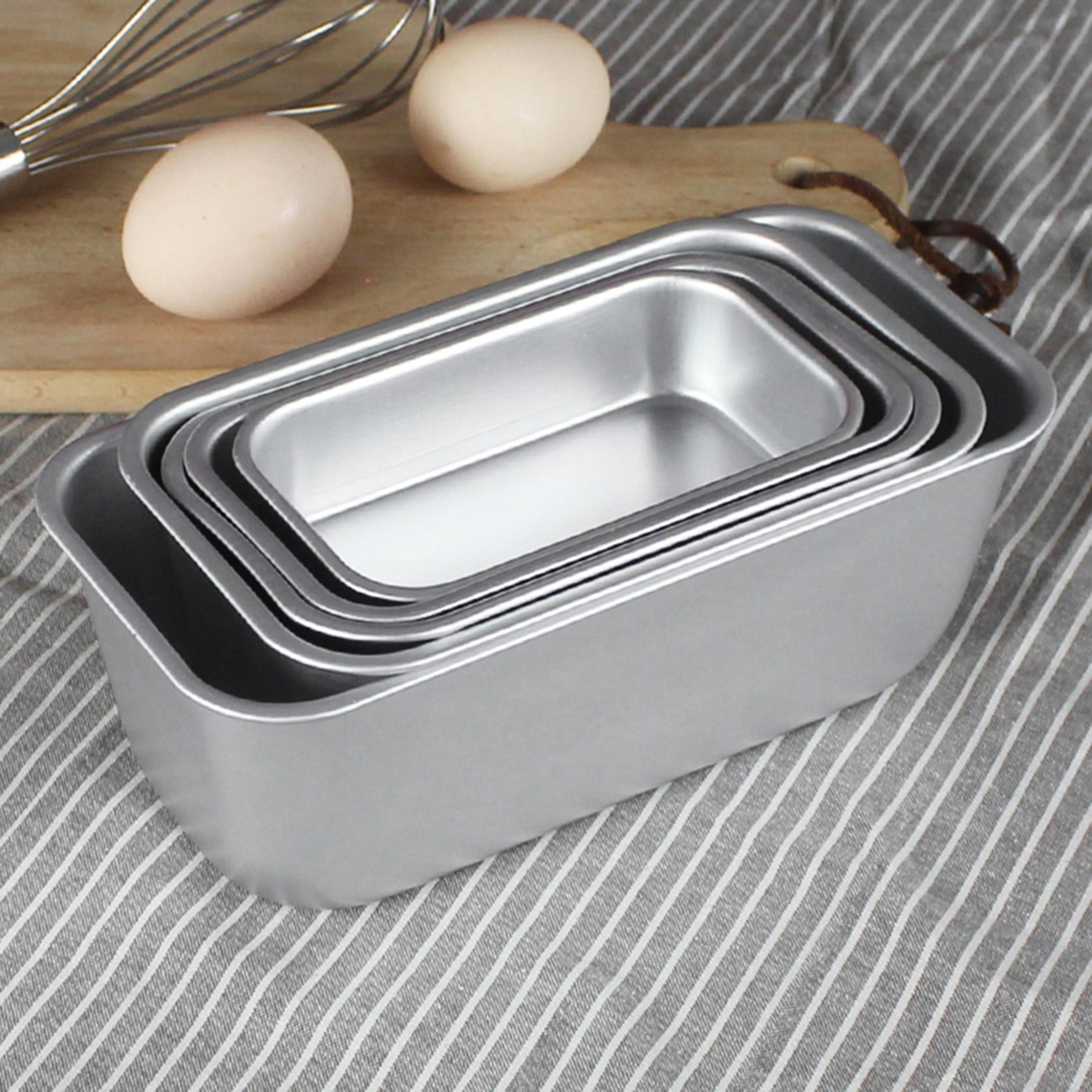 12-20cm rectangle cake mold aluminum alloy bread dessert mold nonstick diy cake bakeware brownie mold for kitchen baking