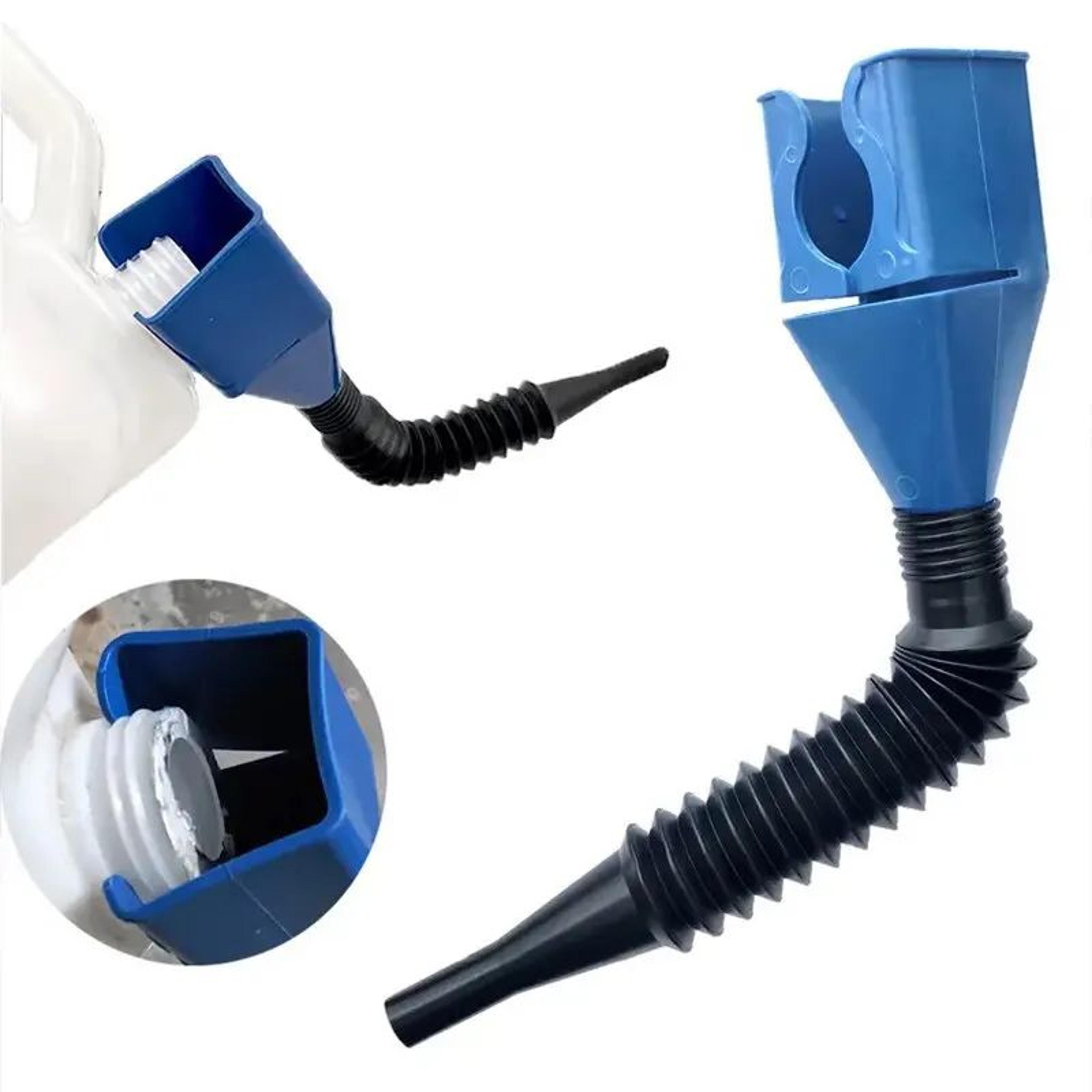 car motorcycle refueling funnel, flexible oil change funnel with filter for gasoline & engine oil