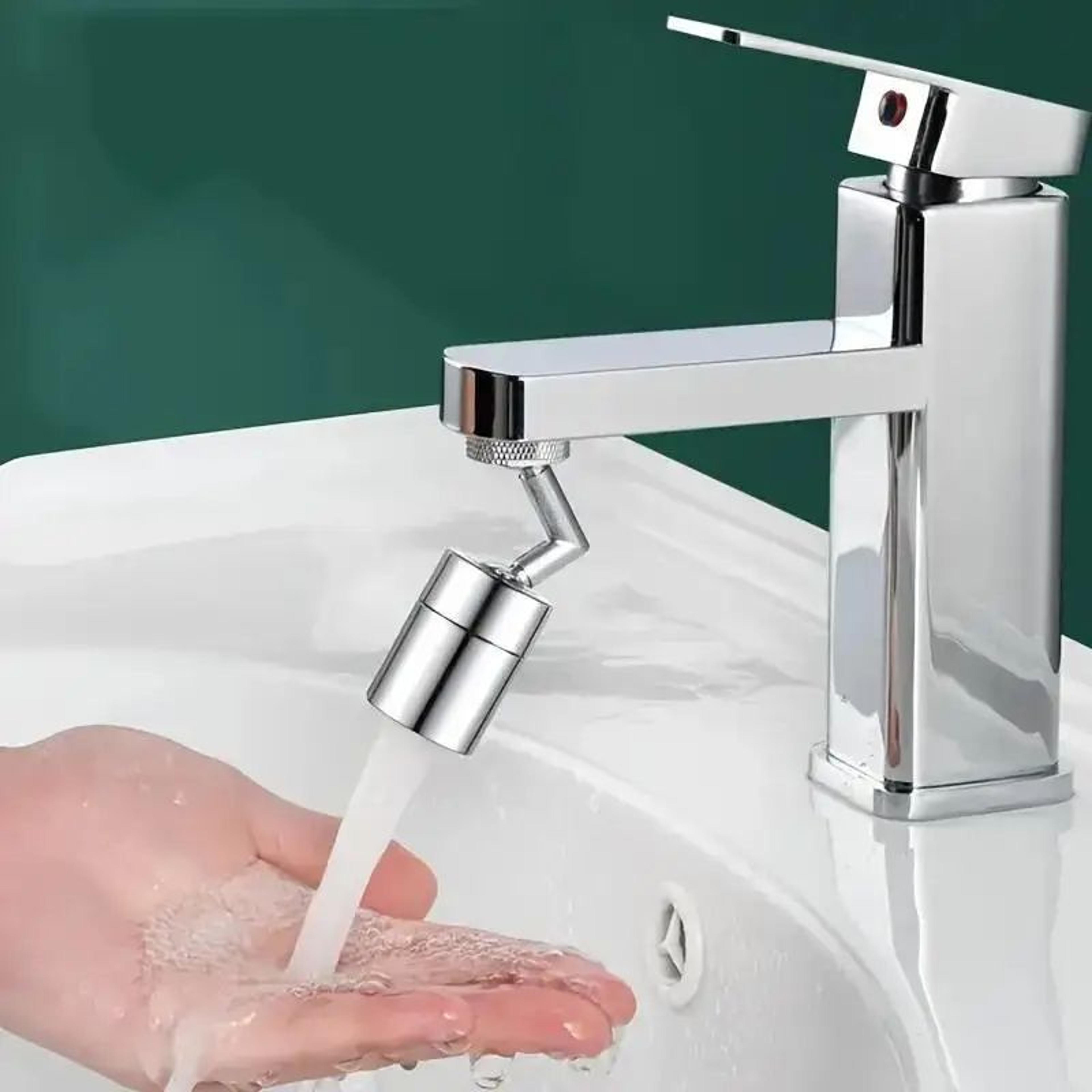 universal rotating faucet extender adapter, splash-proof single mode bubbler nozzle for kitchen & bathroom sinks