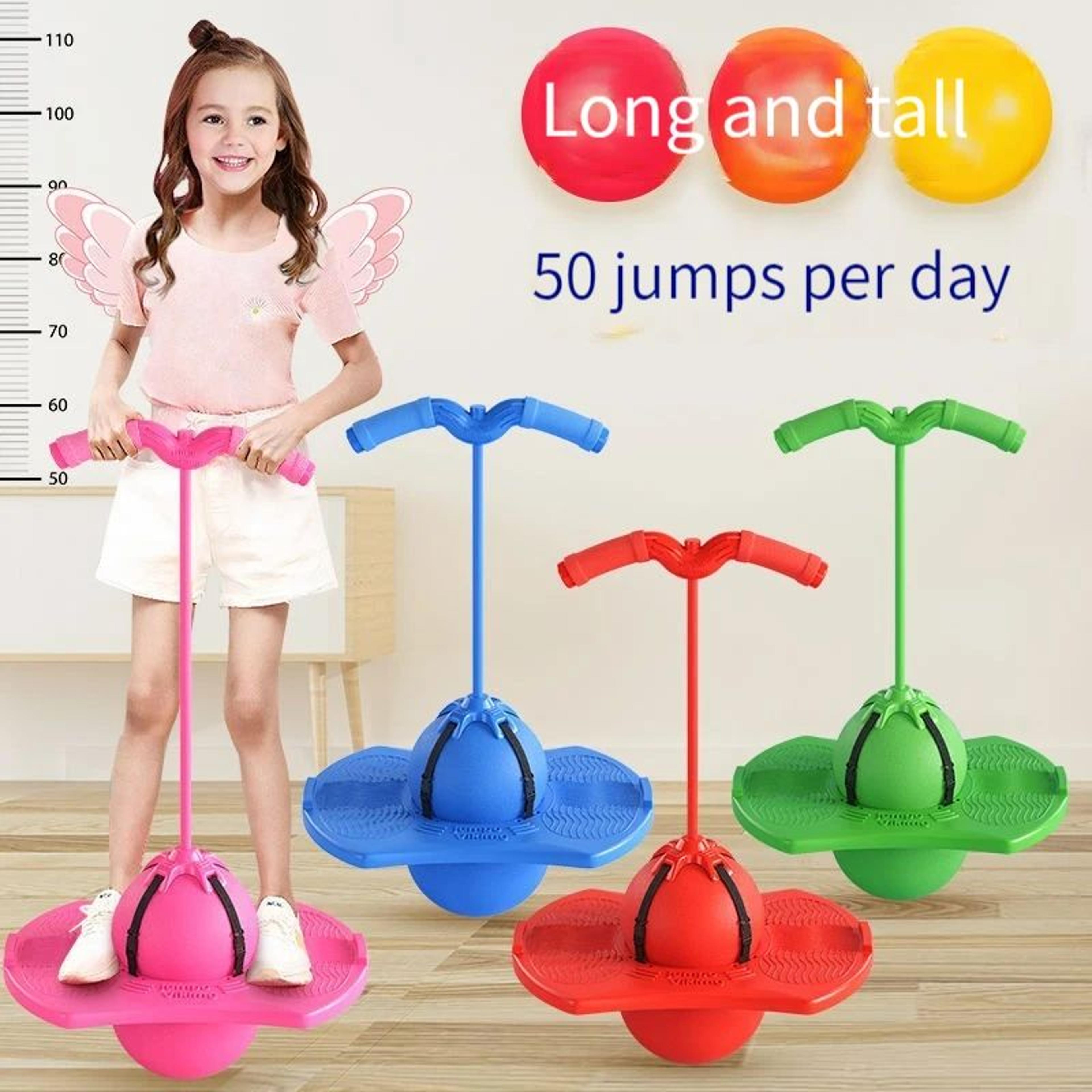 childrens bouncing ball frog jump equipment, long height exercise & balance training for high jump