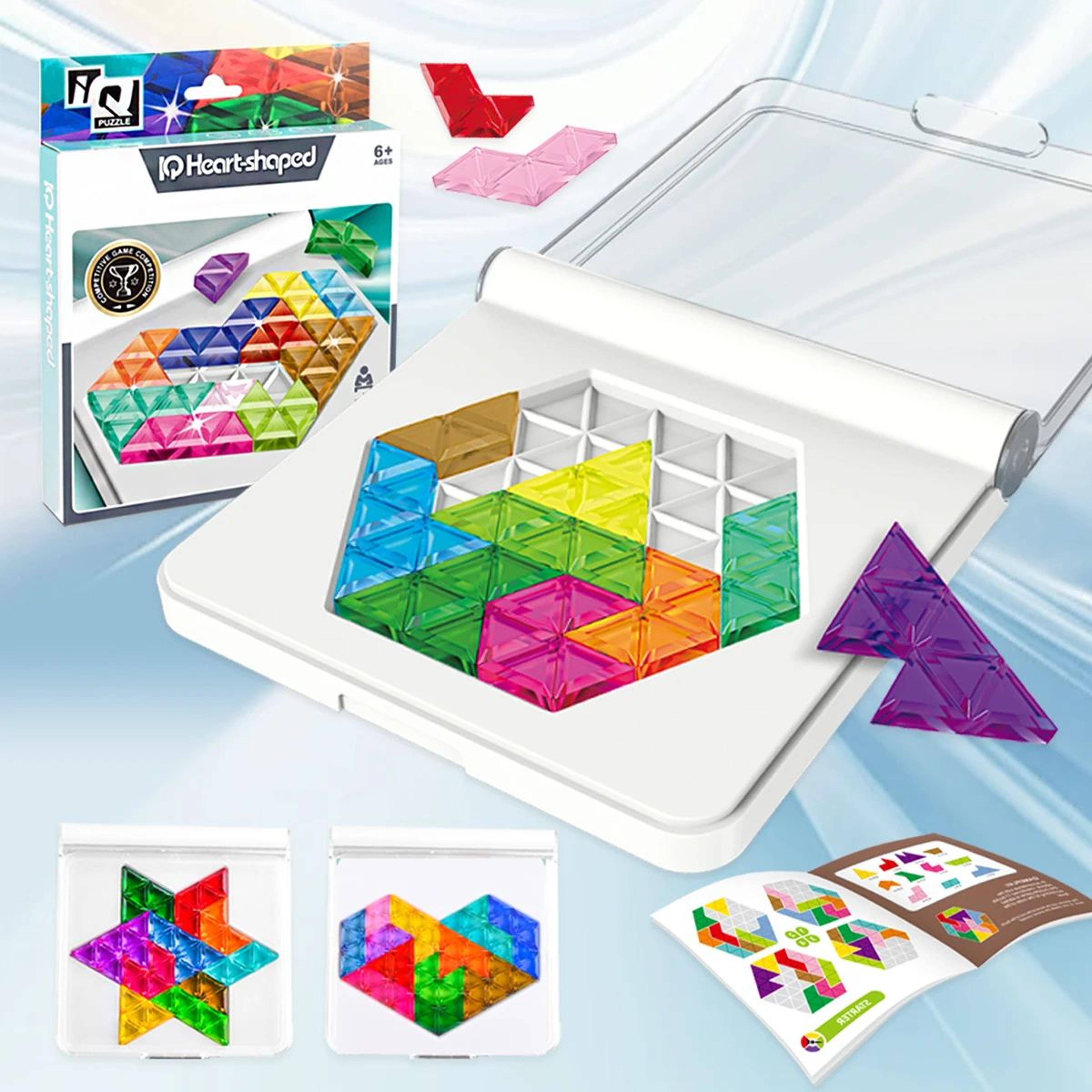 advanced logical thinking training fun tabletop games multiple shapes colors, premium puzzle toys gift