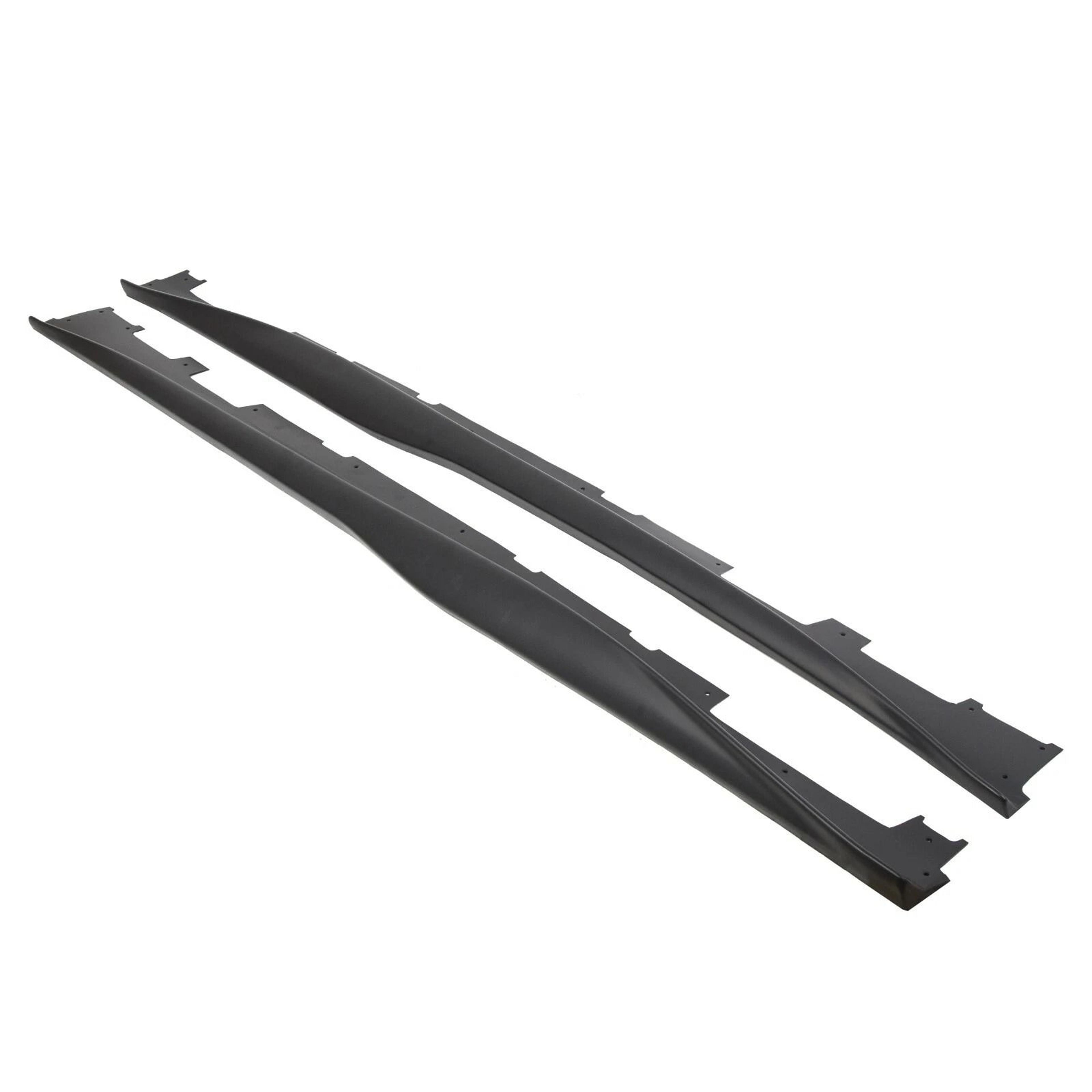 style side skirts for 2016-2023 chevy camaro rs ss – 6th gen aerodynamic rocker panels & side skirt extension