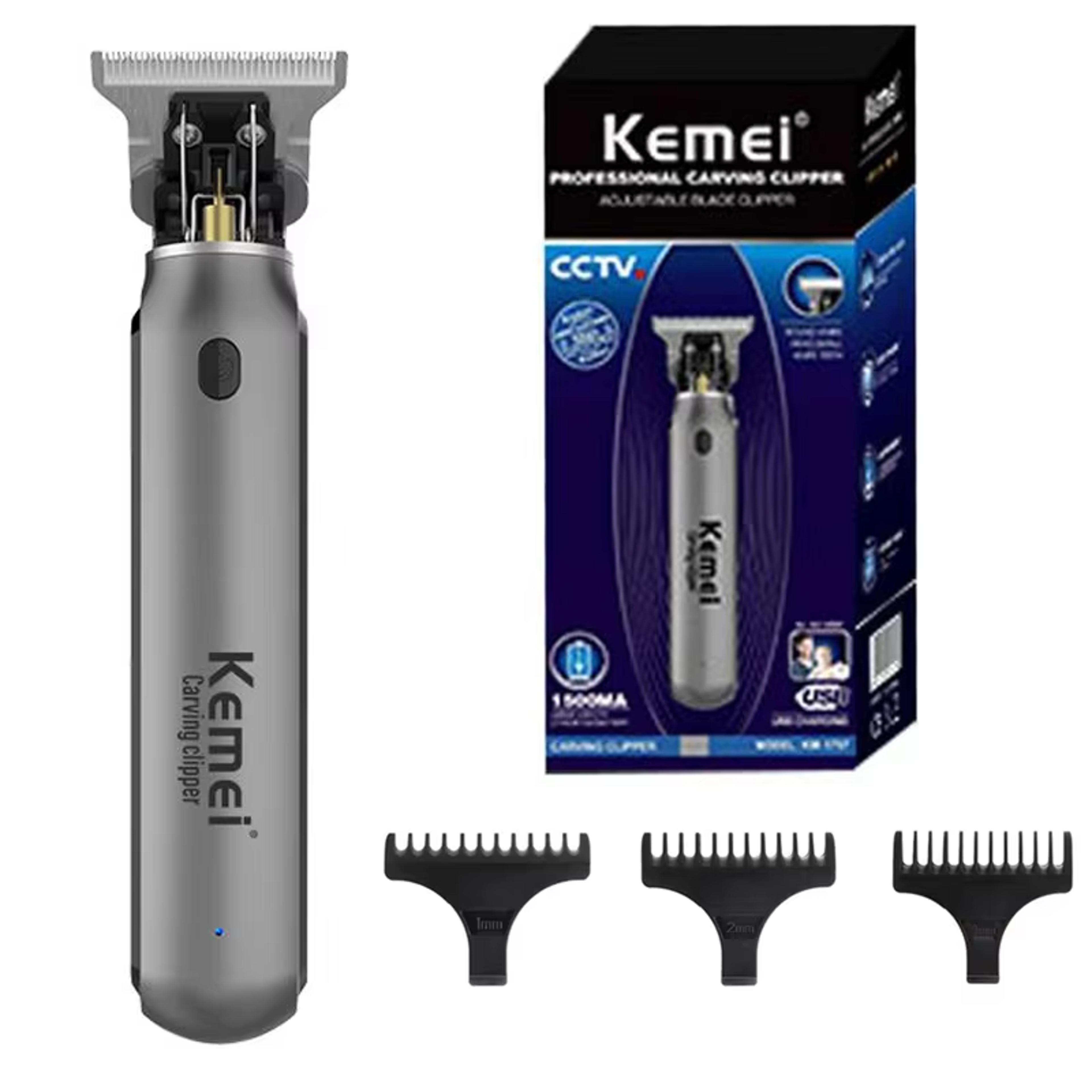 cordless hair clipper for men, professional rechargeable beard trimmer & hair cutting machine for home & barber use