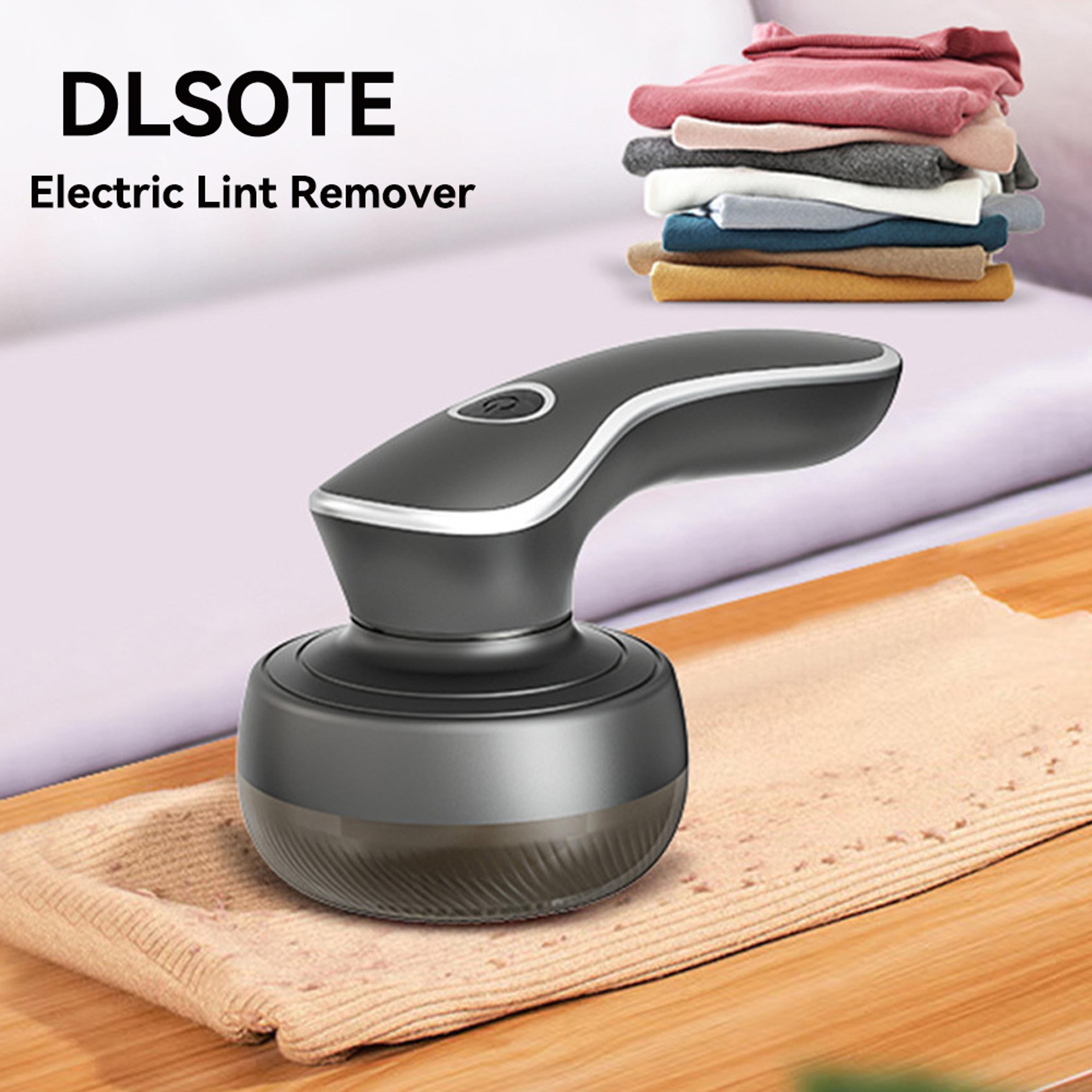 rechargeable electric fabric shaver with digital display, portable lint remover for clothing, fluff, fuzz & hair balls