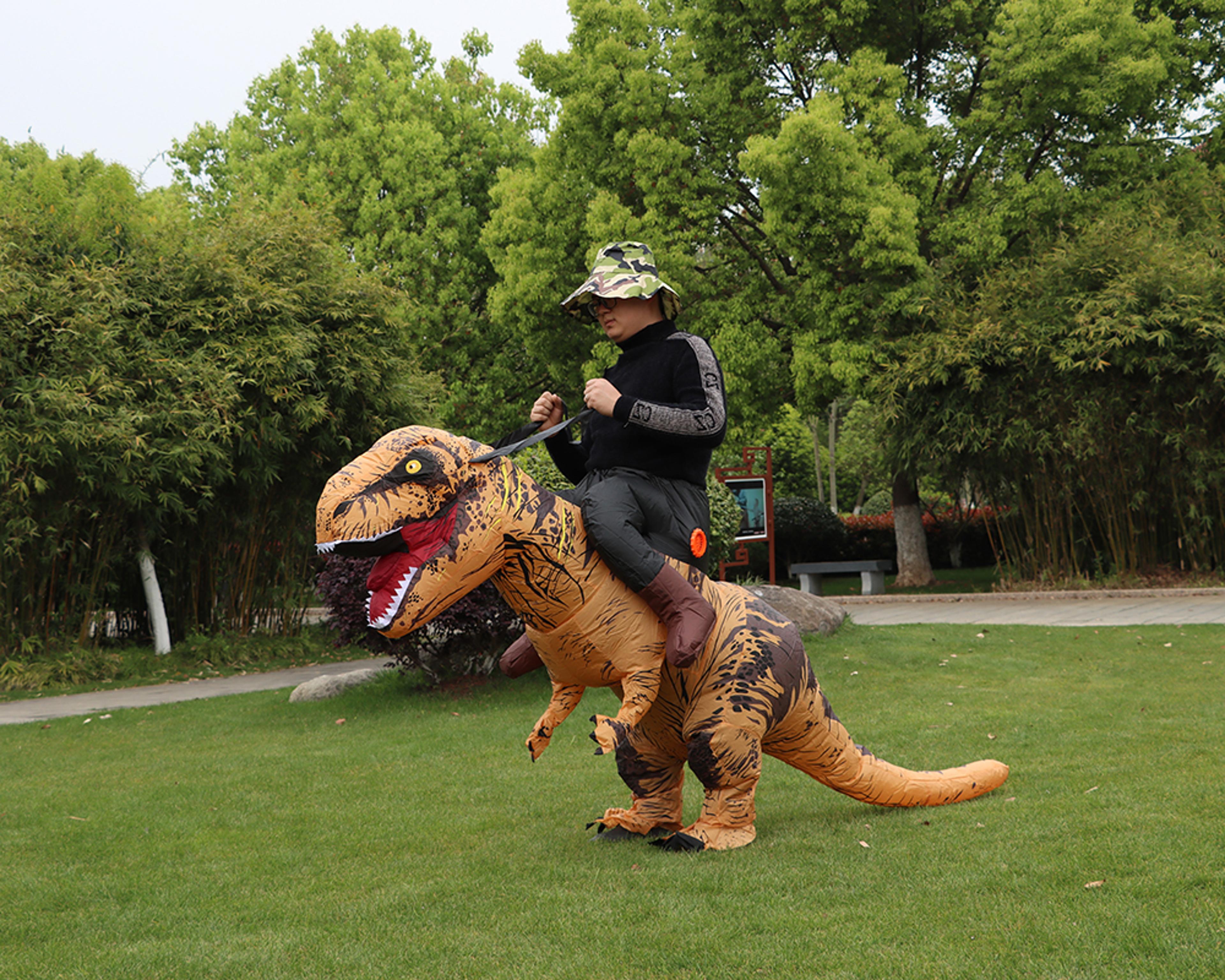 t-rex monster inflatable costume – blow-up dinosaur cosplay suit for halloween, christmas & parties