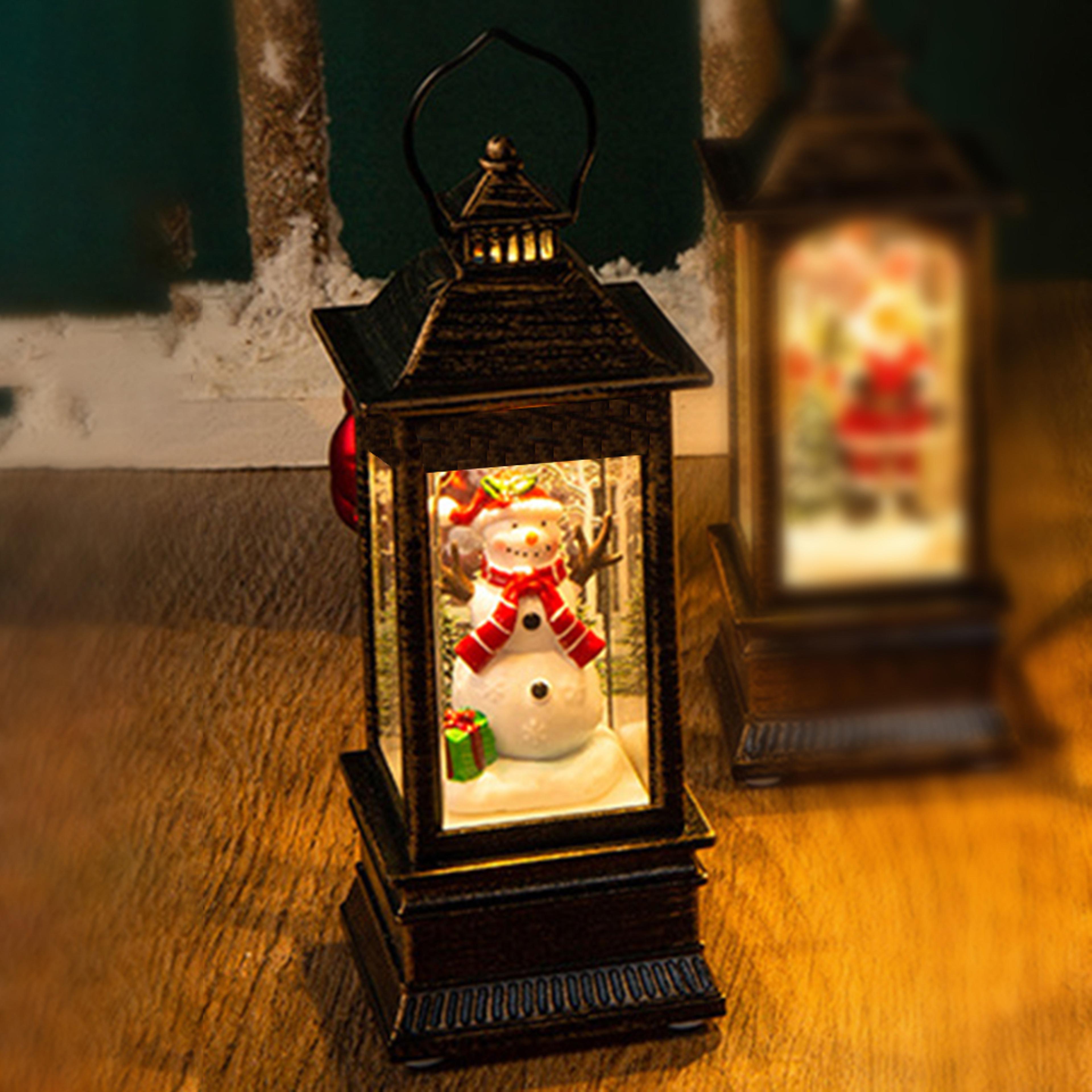 christmas tree santa claus, light night light, decorative desktop decoration, festive interior light for home and office
