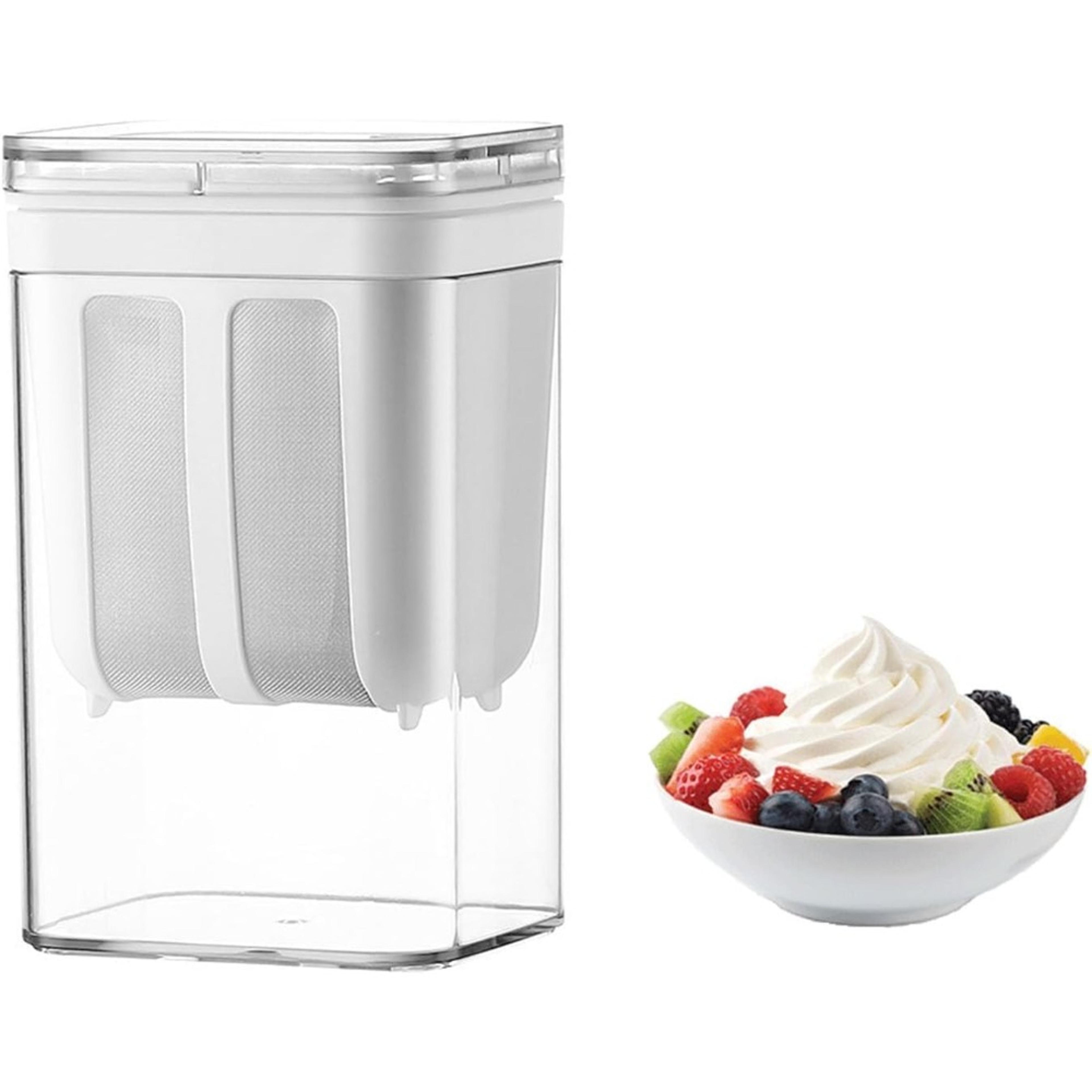 yogurt tool filter, mesh basket yogurt maker, soy milk, juice, coffee, homemade yogurt, bpa-free
