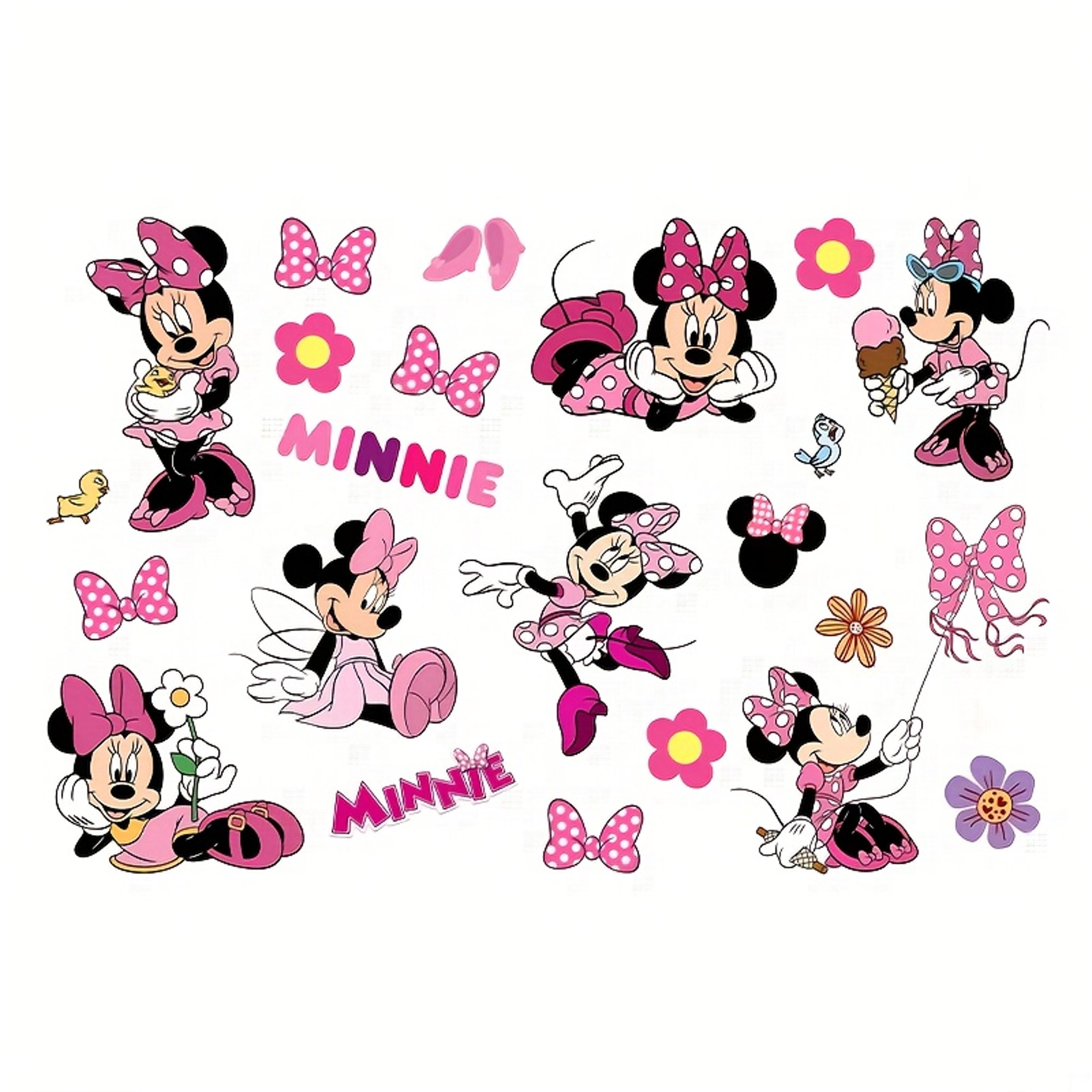 indoor disney minnie wall sticker for windows, porches, and mirror decoration