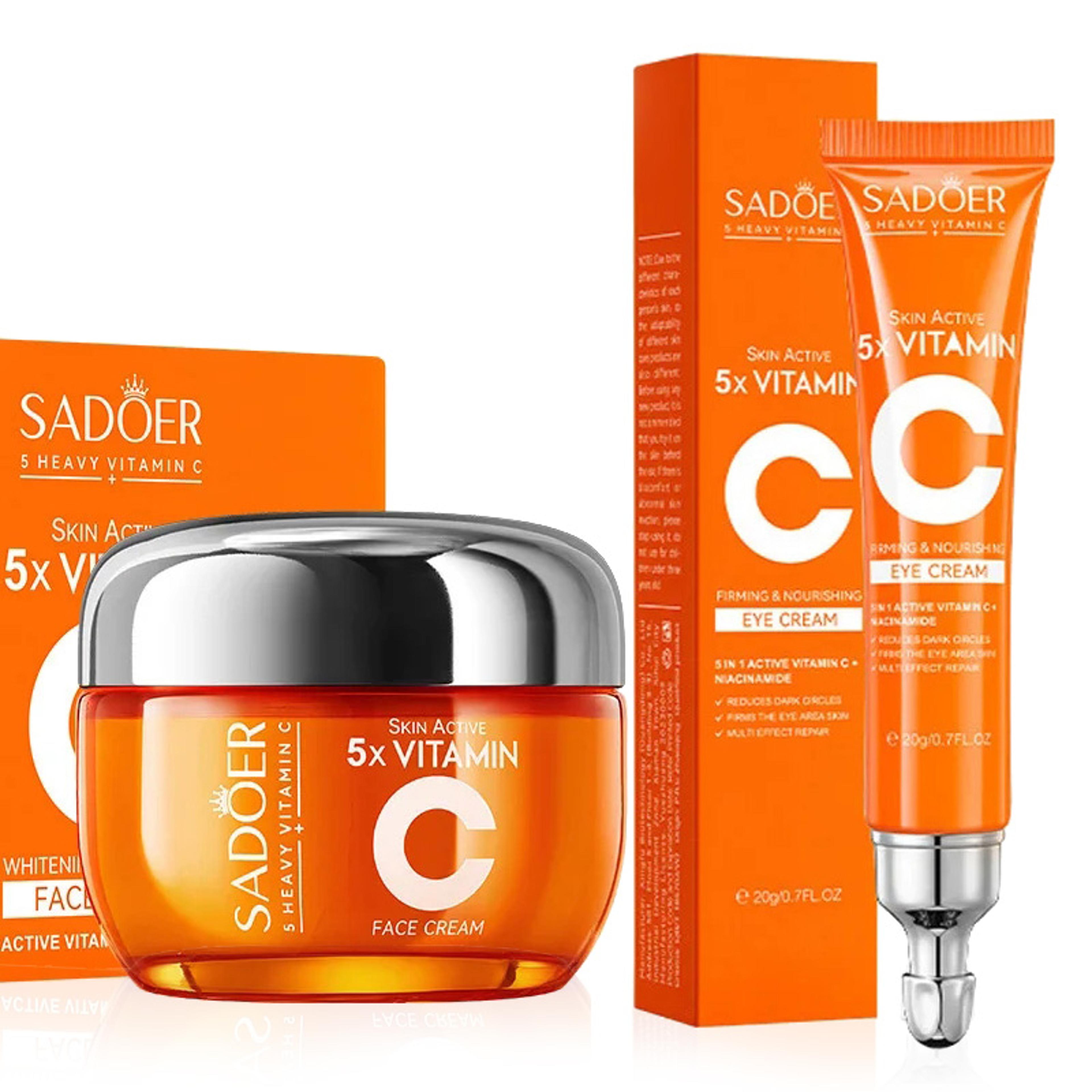 hydrating vitamin c face cream for brightening, firming, and moisturizing skin