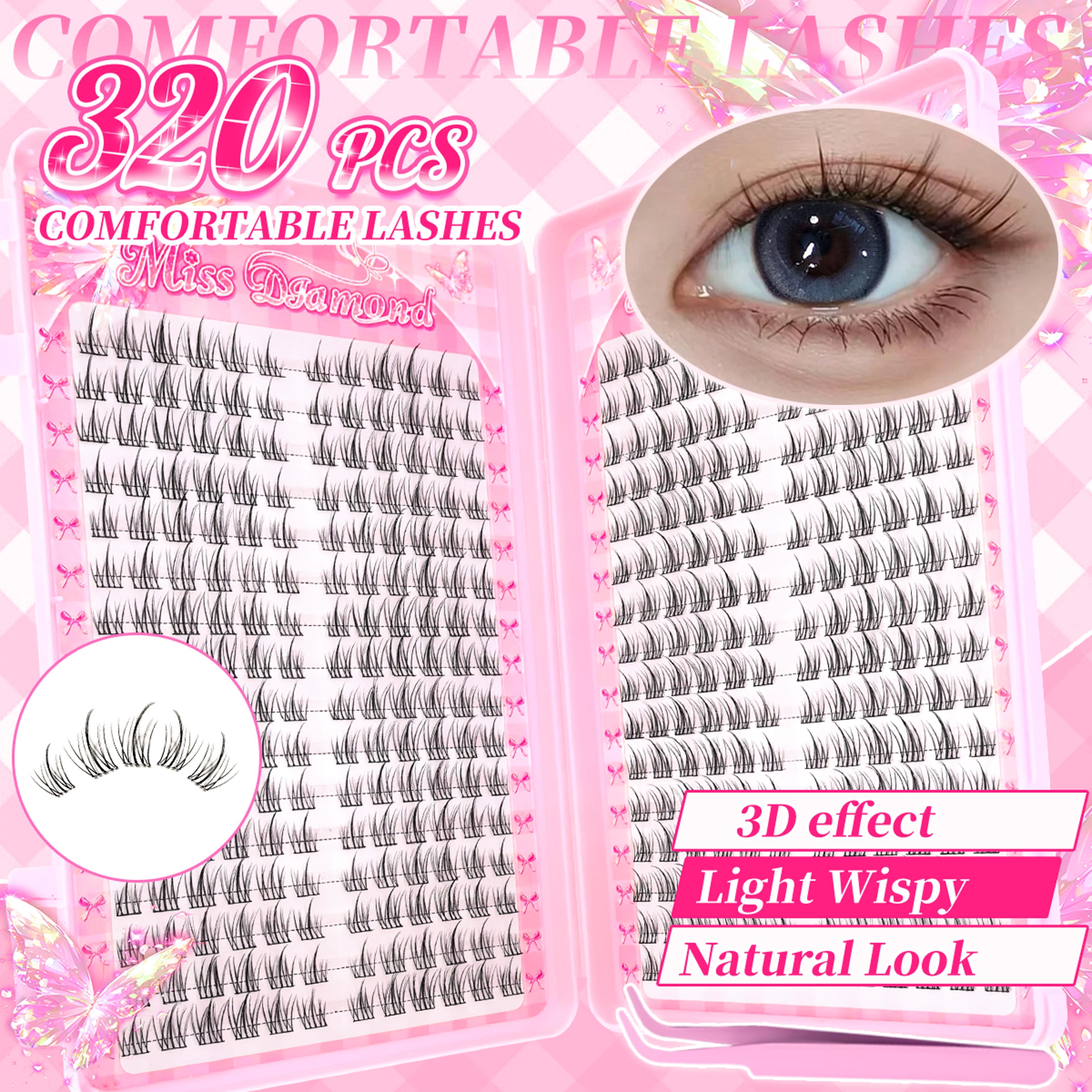 reusable cluster false eyelashes, c-curl, sunflower style for beginners