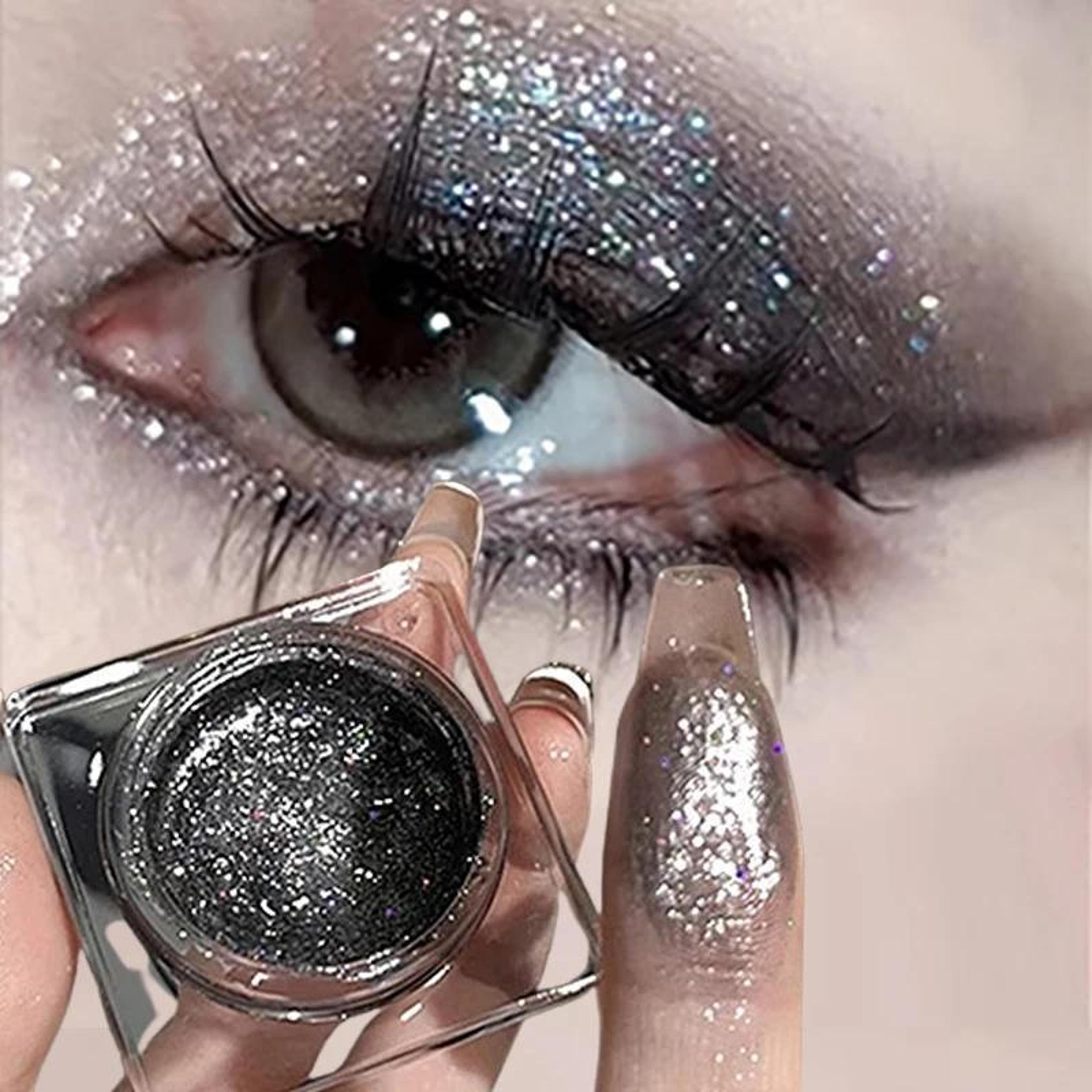 high-end natural gloss matte diamond eyeshadow, pearlescent eye makeup for a stunning, radiant look
