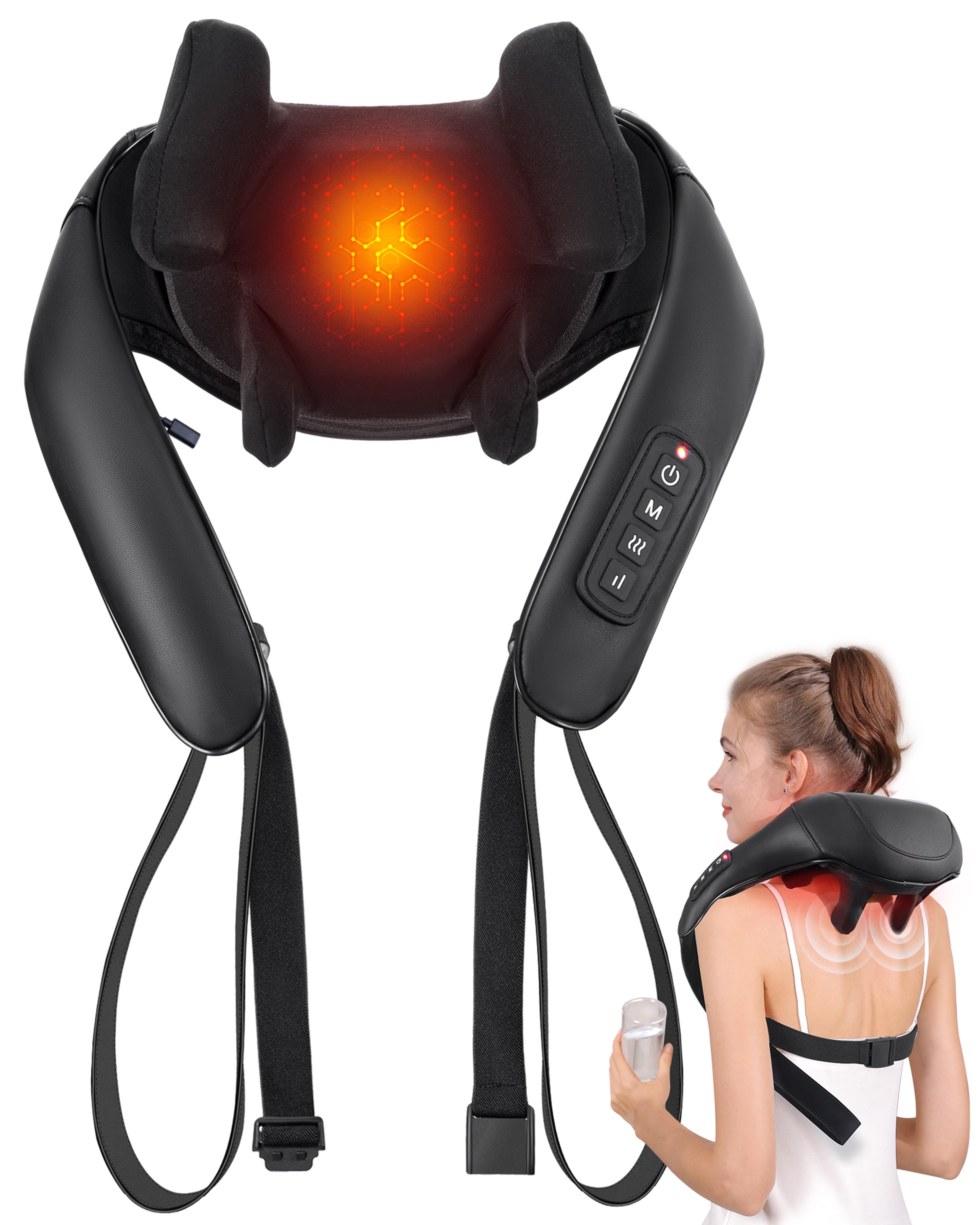 electric deep tissue massager, cordless shoulder massager with heat