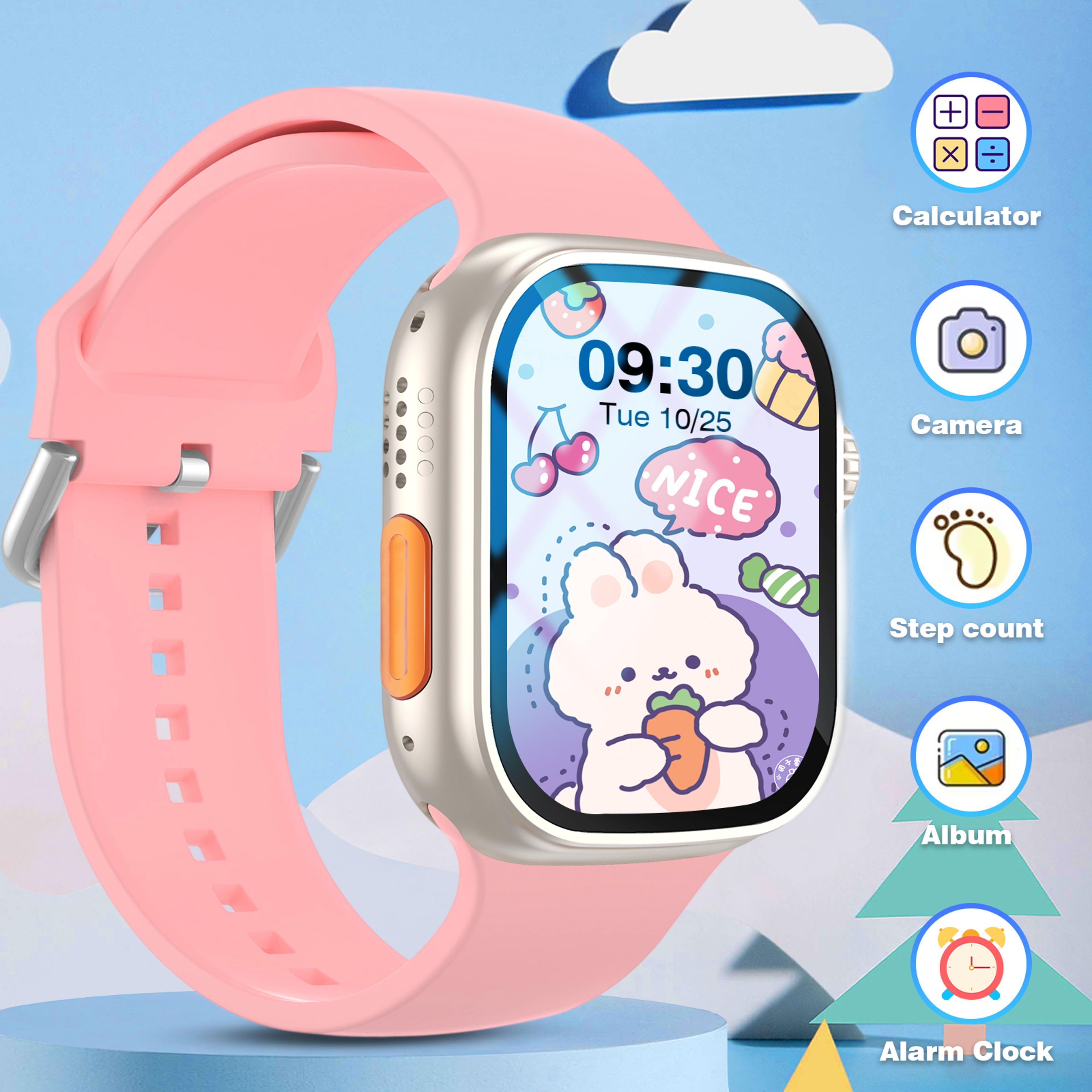 unisex smart watch with high-definition screen, wireless calls, sports modes, music control, message alerts