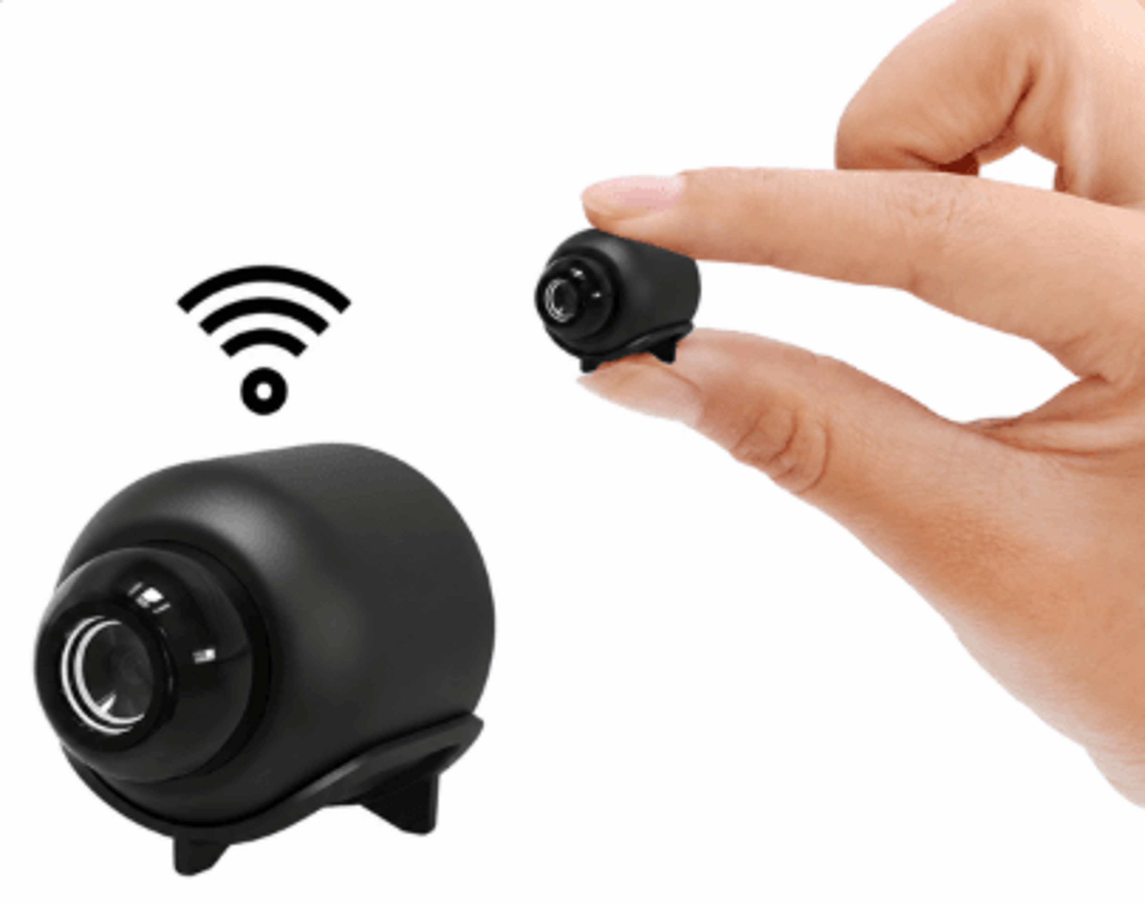 mini hd wifi security camera with night vision & smart motion detection