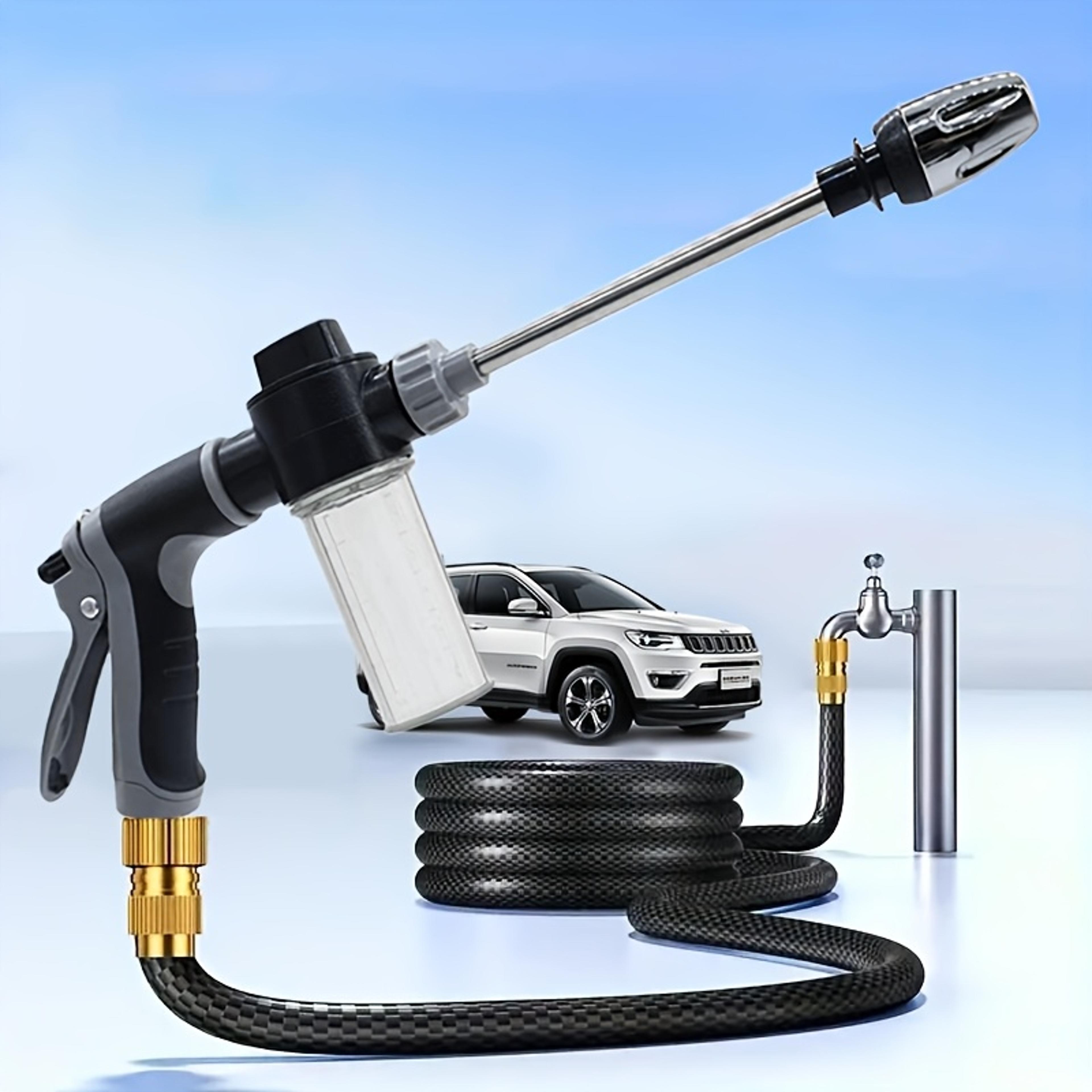 hydrofoam high pressure car wash gun & garden hose nozzle