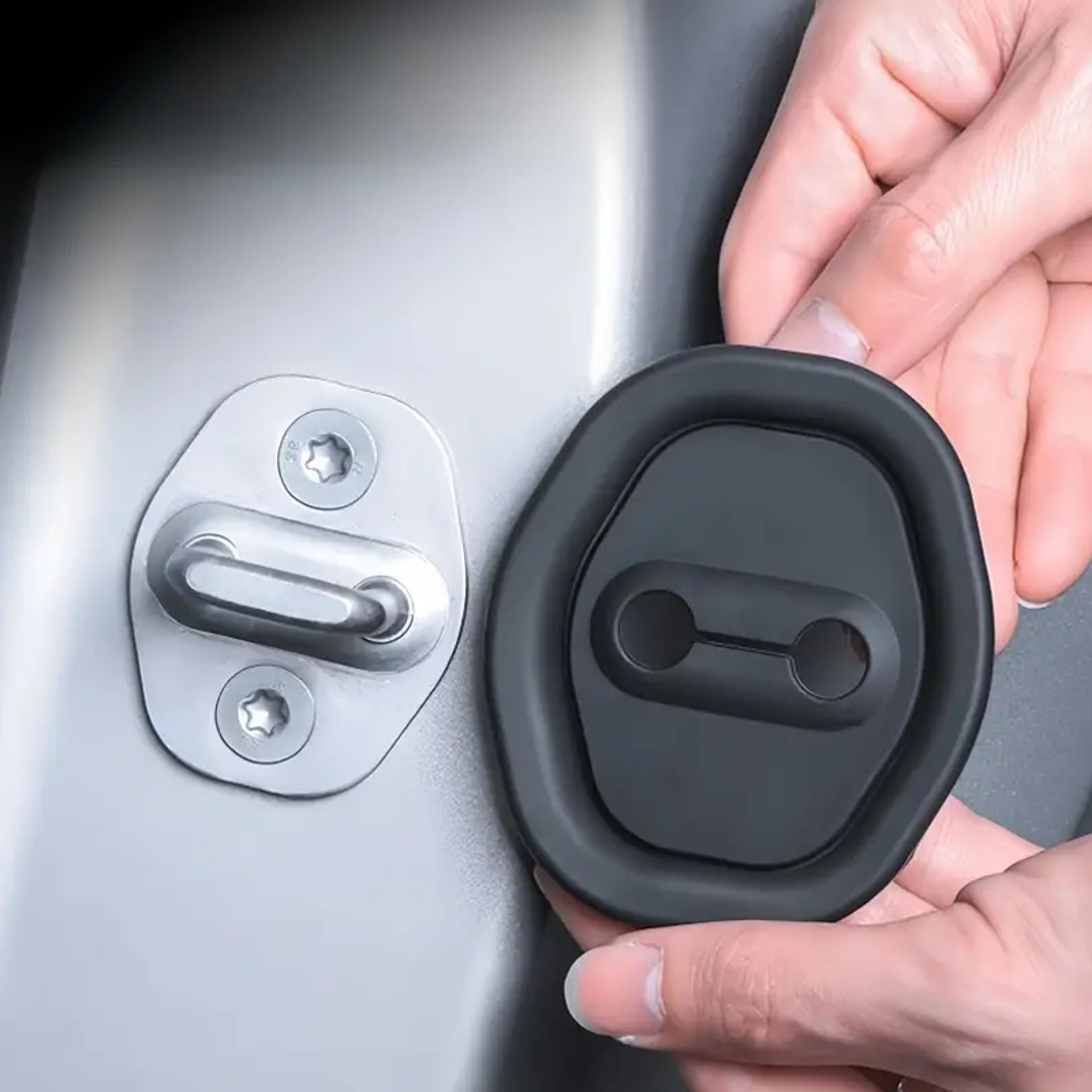 silentguard car door lock protector pads pack shock absorbing anti collision sleeves