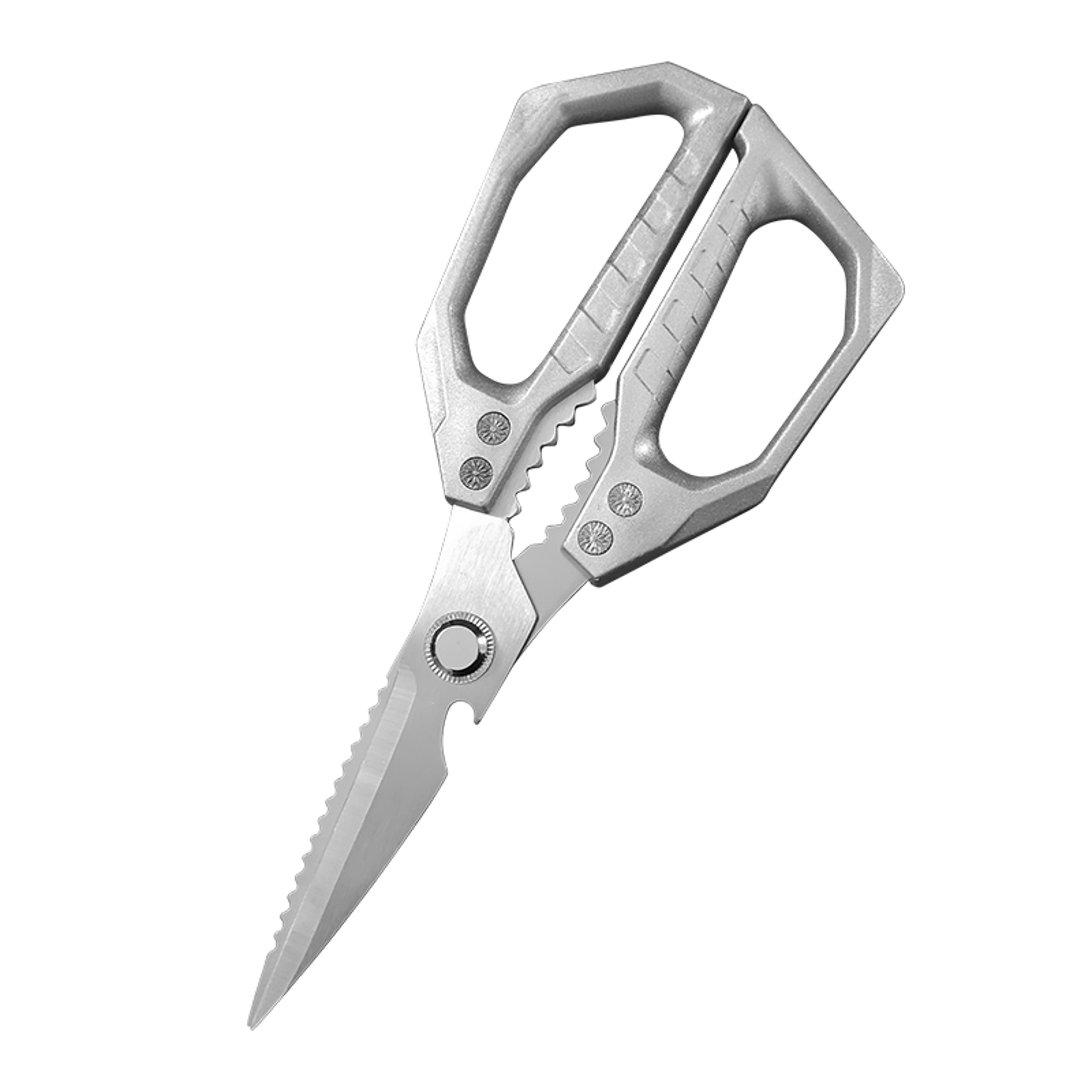 heavy duty stainless steel poultry shears for chicken bones, fish & kitchen prep