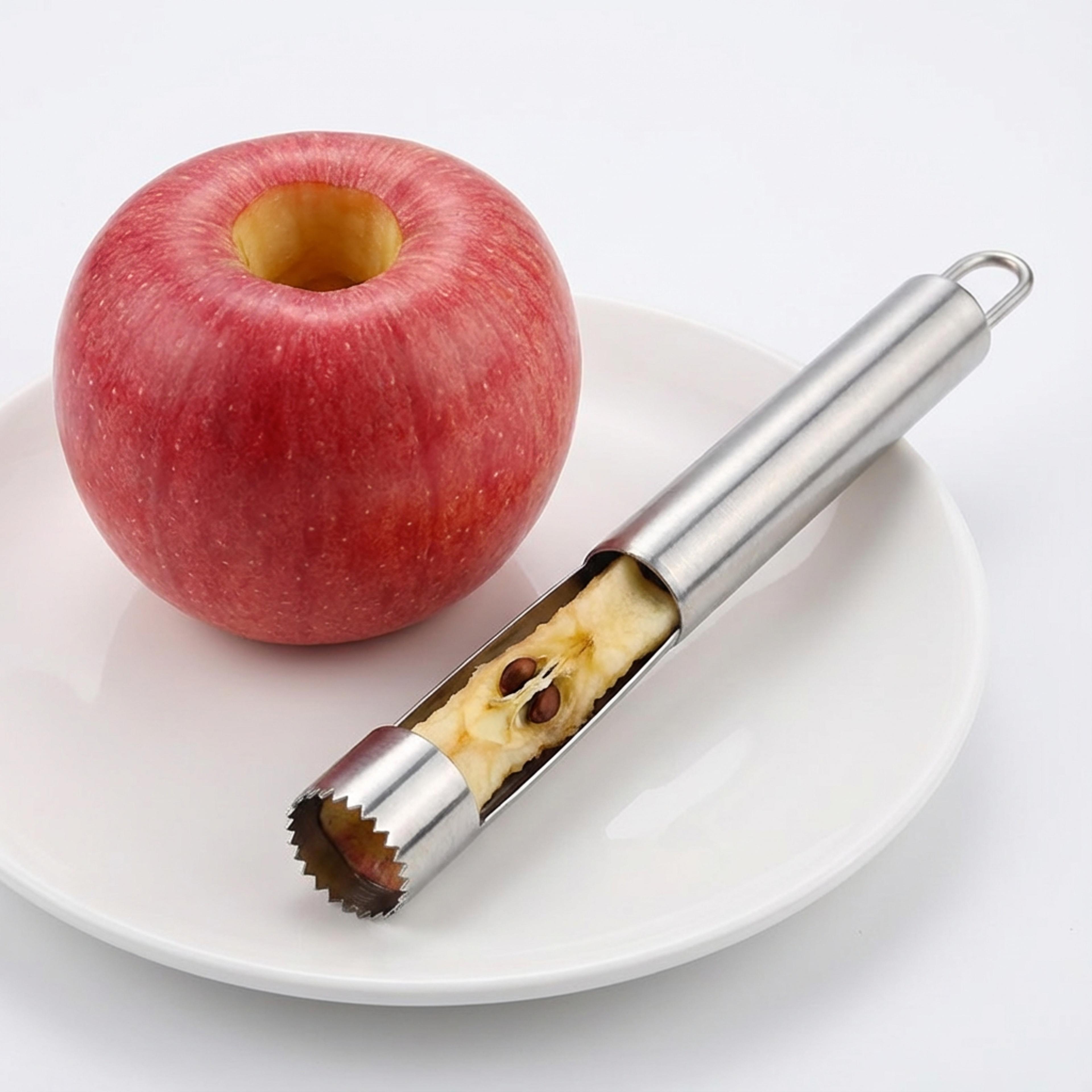 premium stainless steel apple corer & fruit core remover easy high speed kitchen coring tool