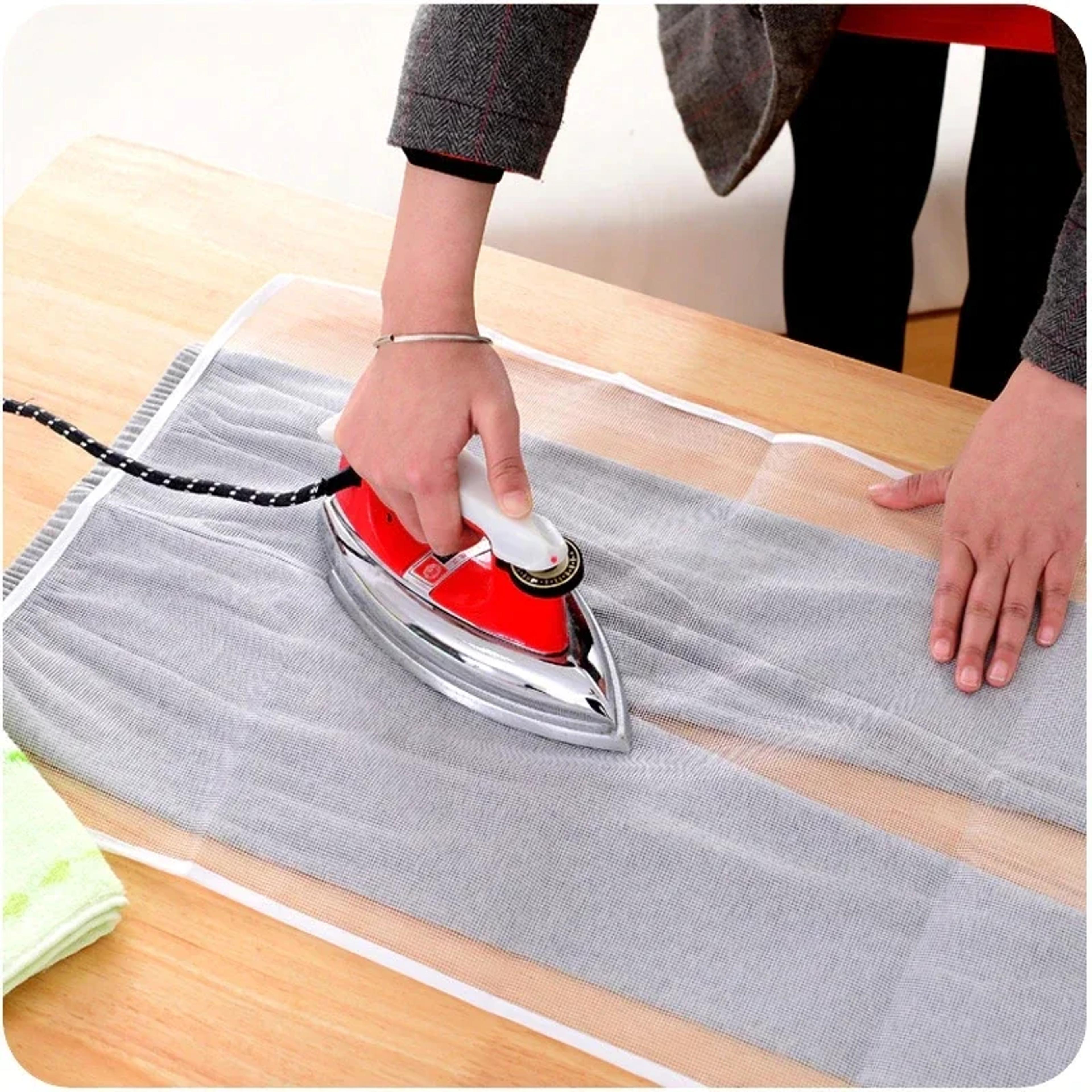 ironsafe mesh ironing protection pad for delicate fabrics and heat shielding
