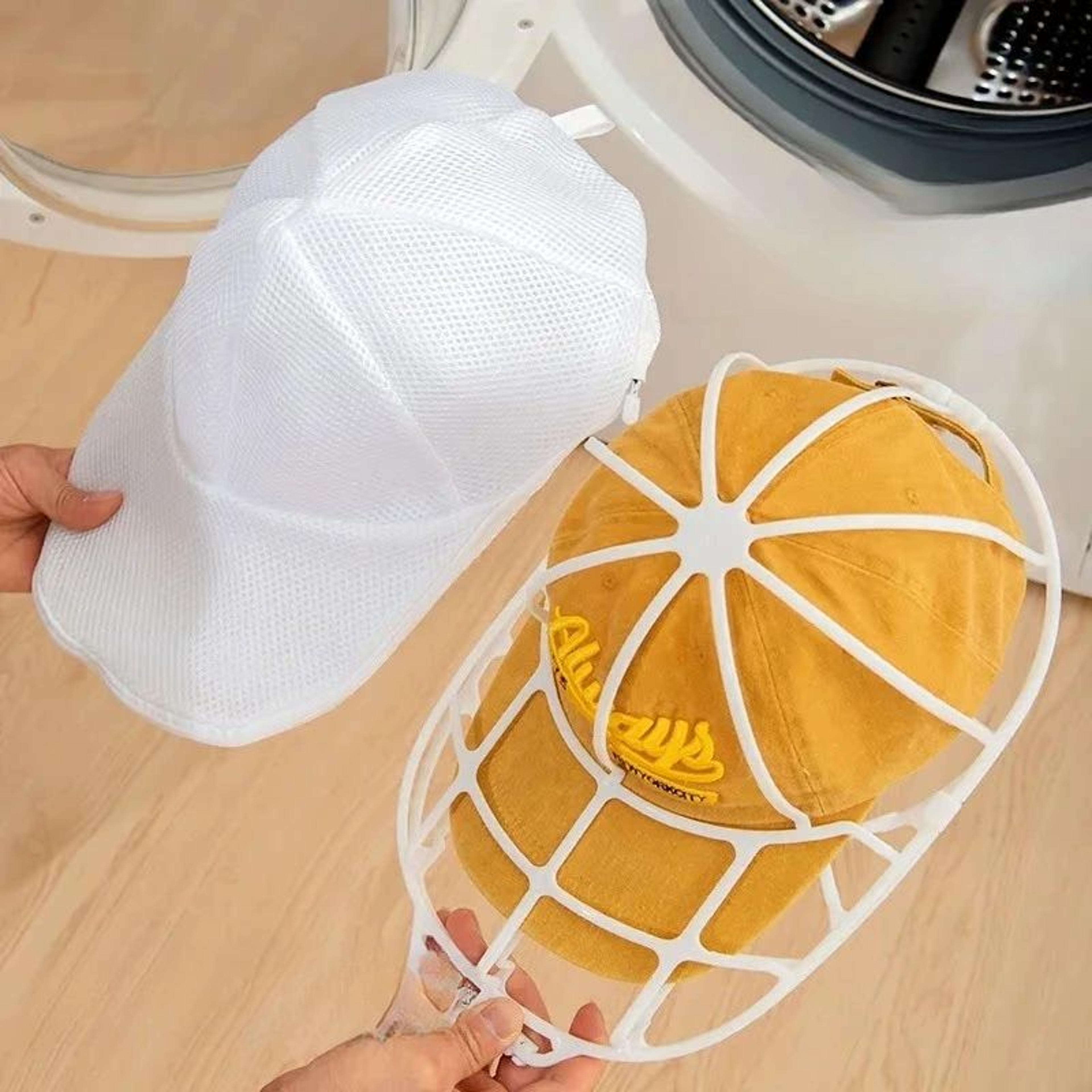 capcare pro washing machine hat protector with mesh cleaning cage
