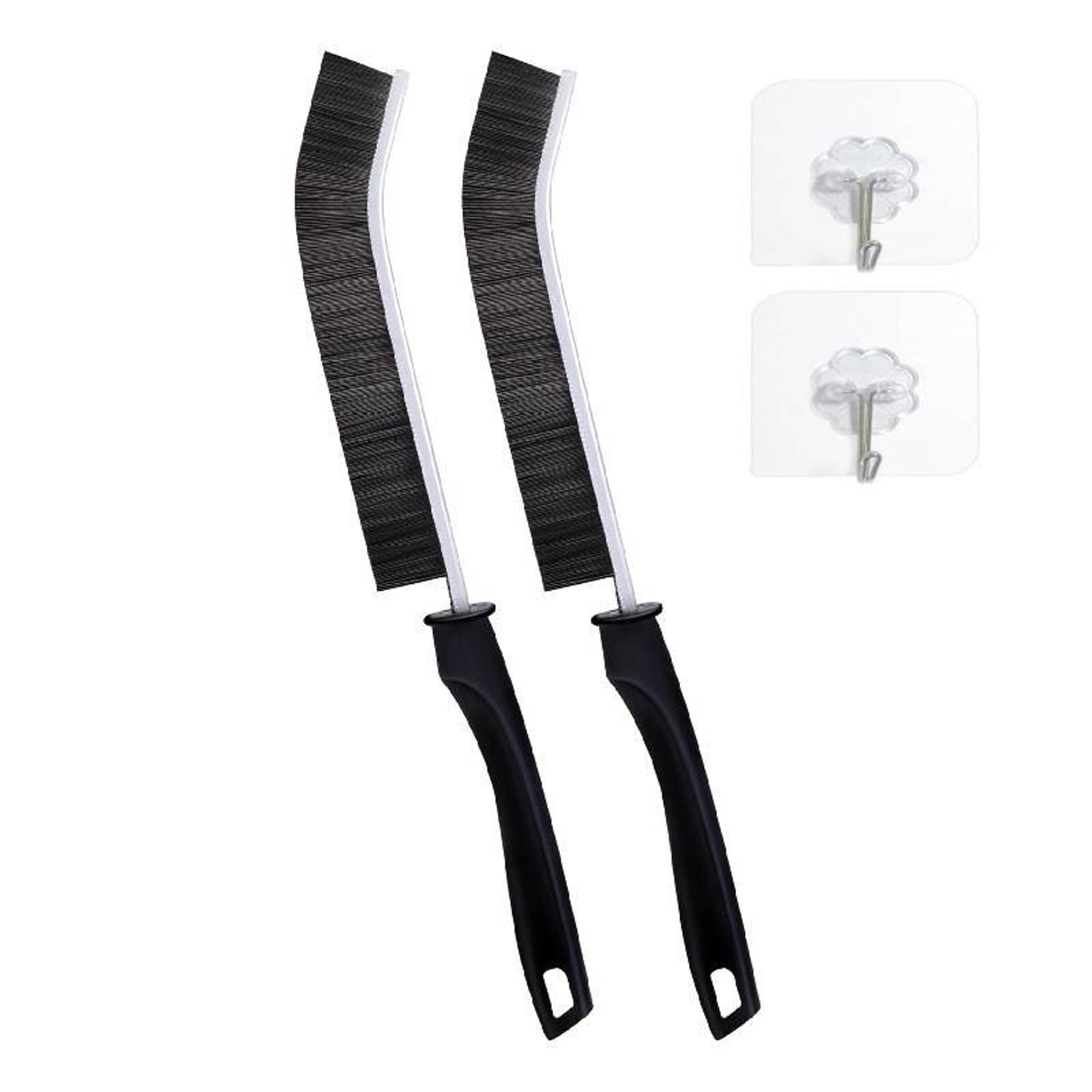 deepreach crevice cleaning brush set for tile gaps, window tracks & bathroom corners