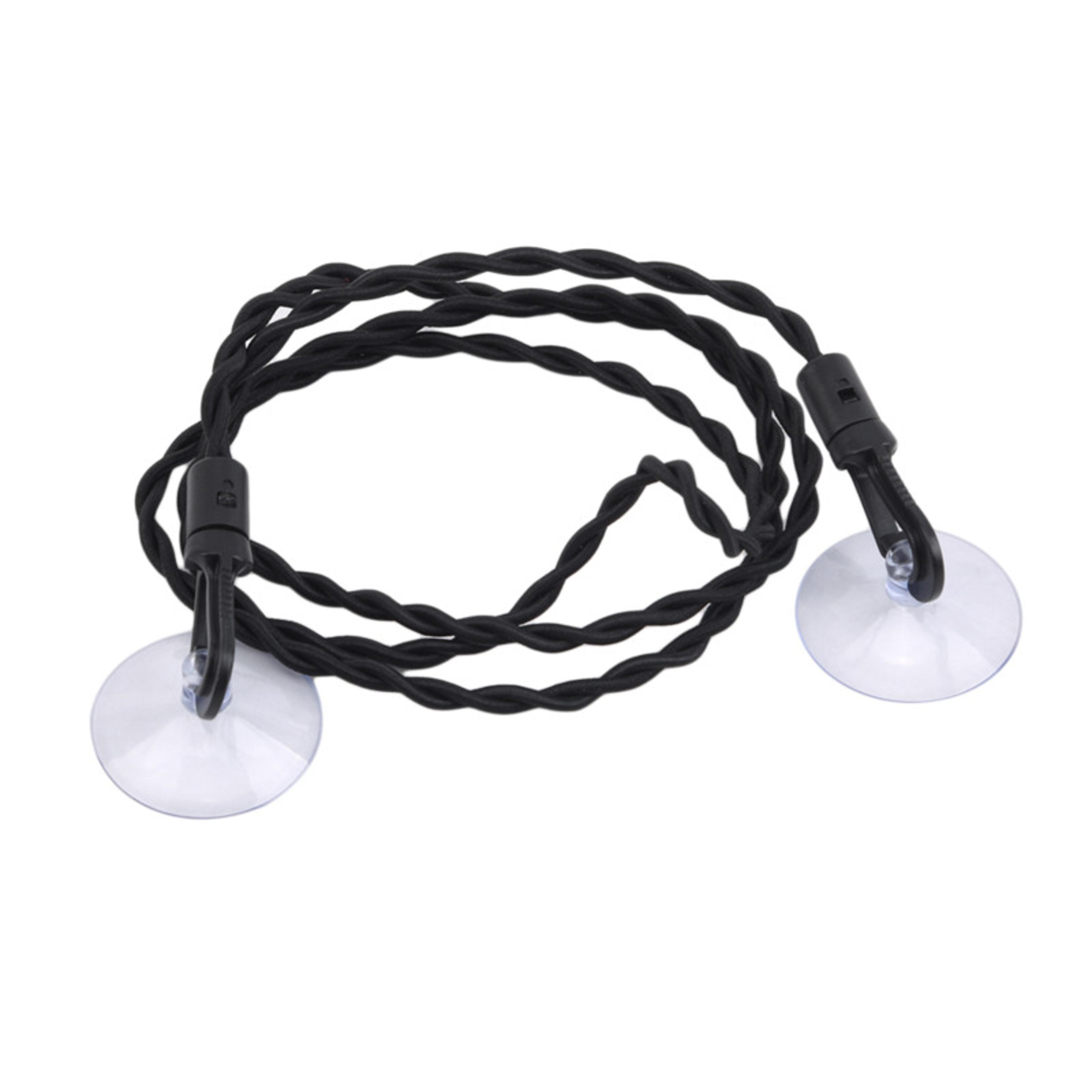 portable travel clothesline with suction cups & elastic drying rope